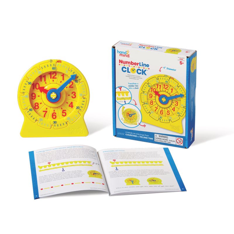 Clock, Number Line, Student