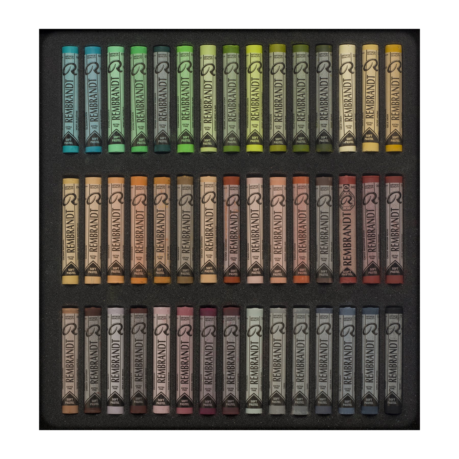Soft Pastel Cardboard Box Set, Portrait Selection, 90 Full Sticks