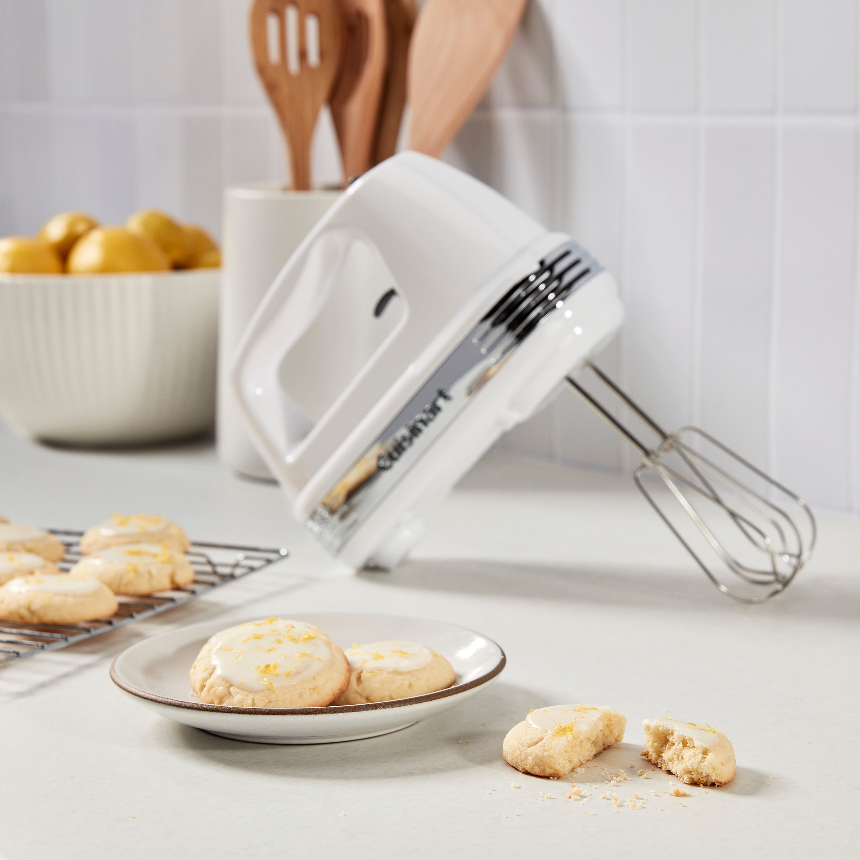 Power Advantage PLUS 9 Speed Hand Mixer with Storage Case - White