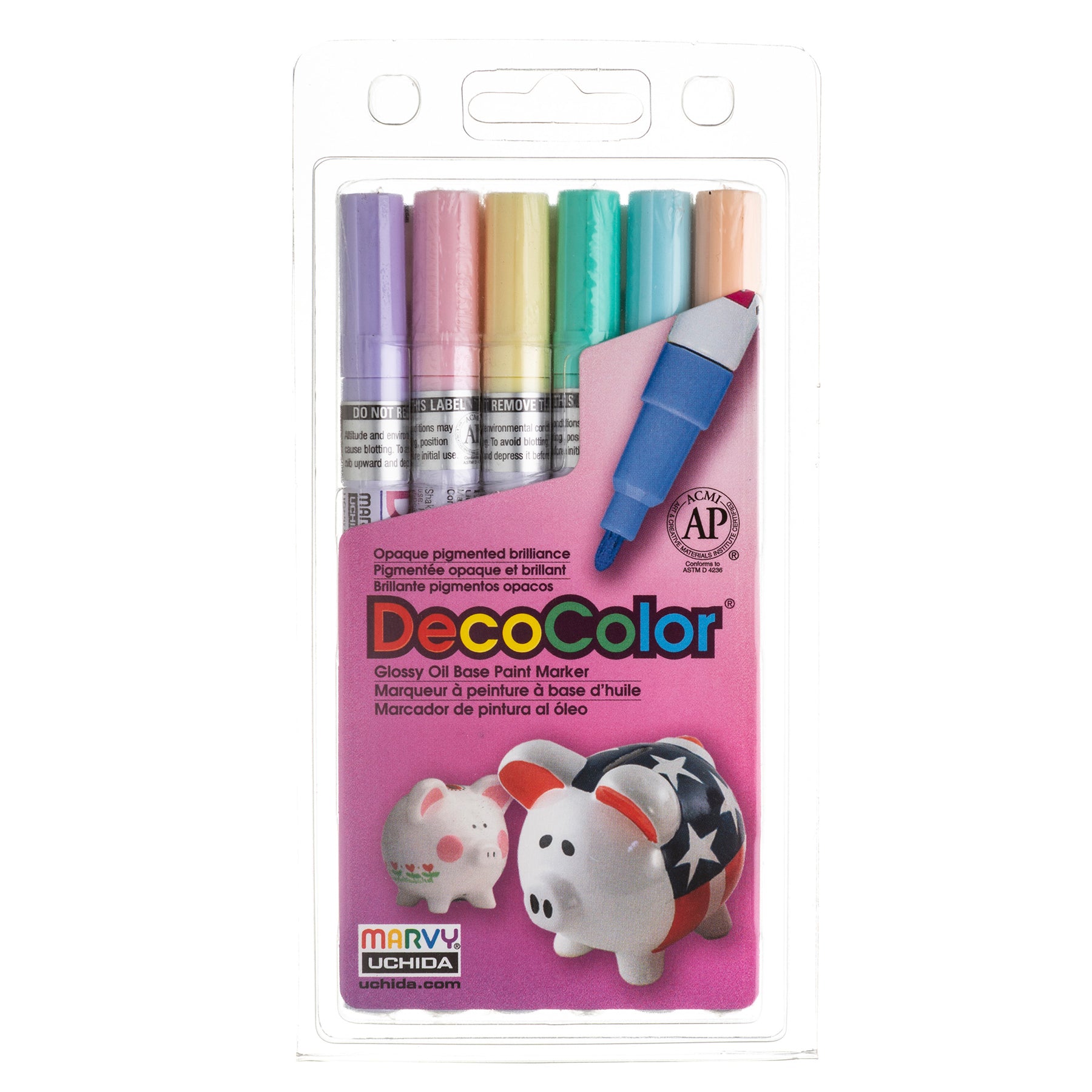 200-6B DECOCOLOR FINE PASTEL SET