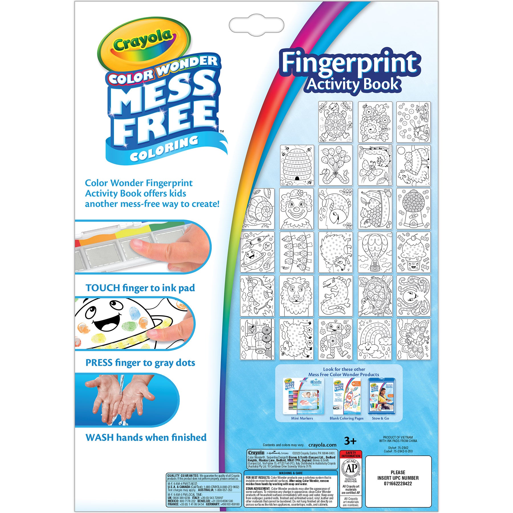 Color Wonder® Fingerprint Activity Book