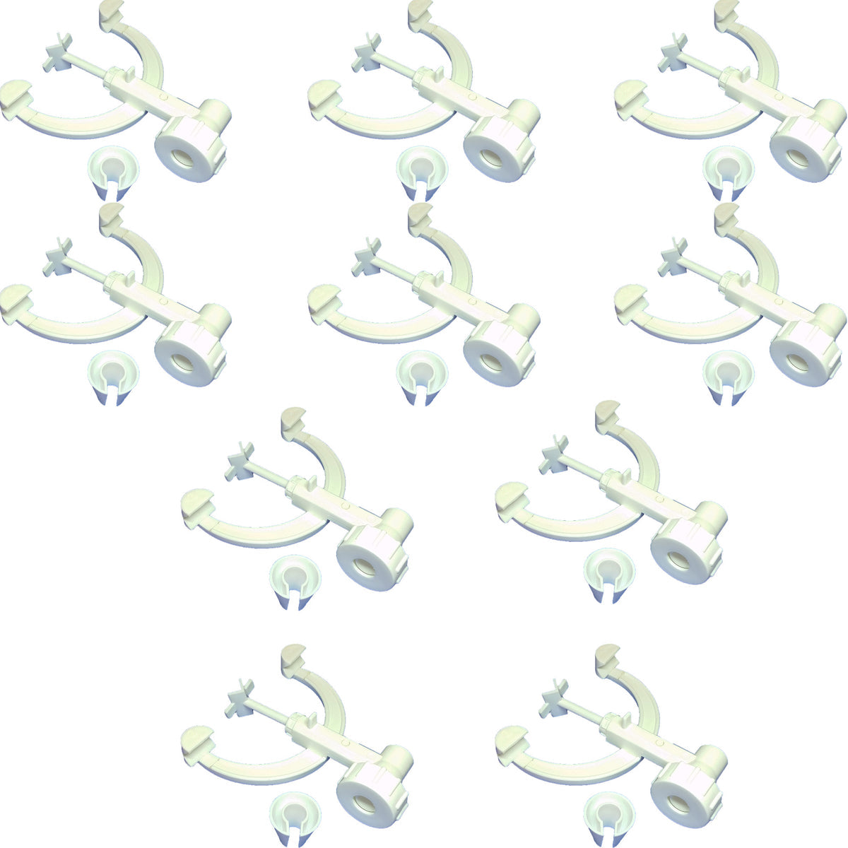 Clamp, Burette, Single, Fisher-Type, Polypropylene, Pack of 10