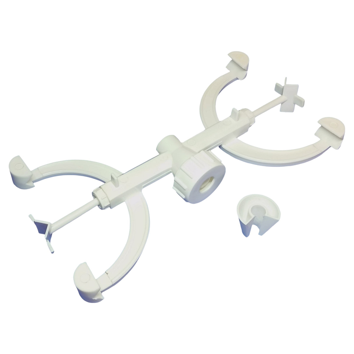 Clamp, Burette, Double, Fisher-Type, Polypropylene, Pack of 6