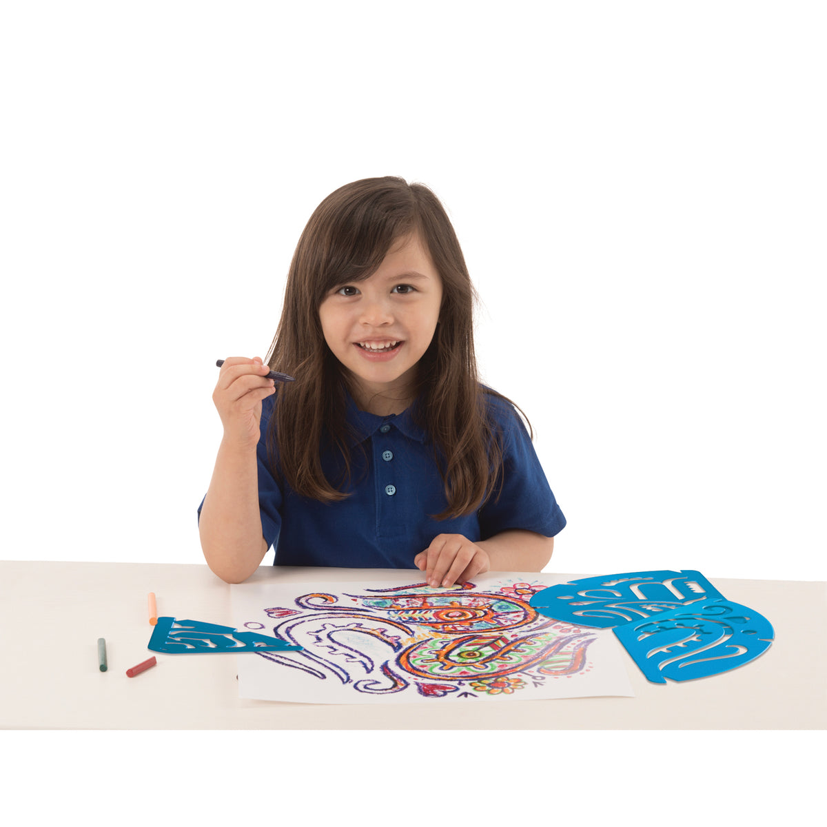 FRACTION MANDALA STENCILS