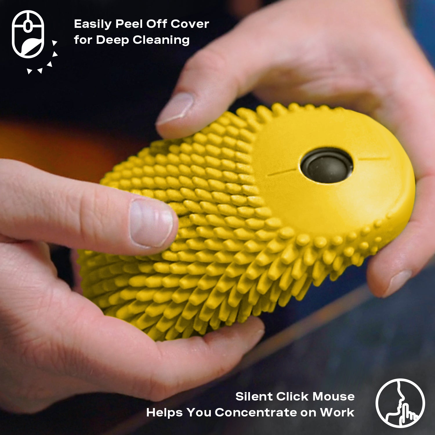 Hoglet Fidget Computer Mouse, Apricot