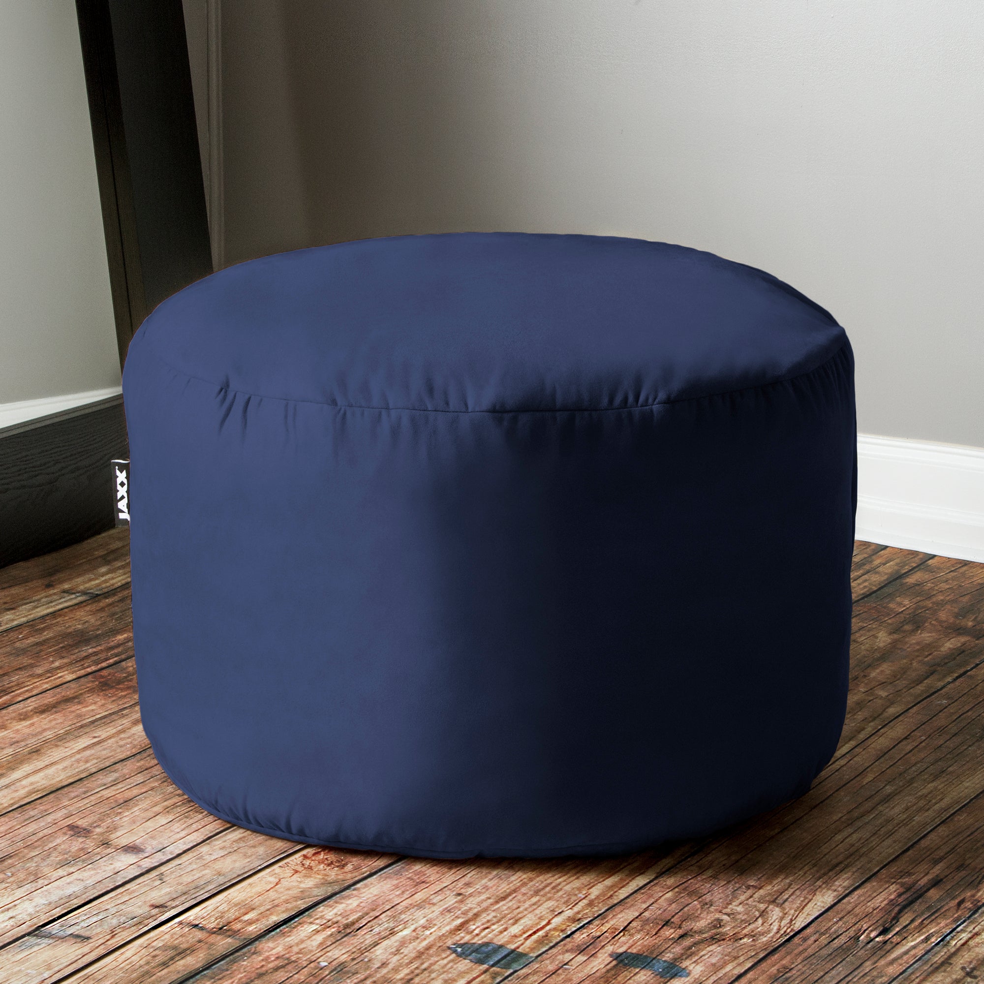Jaxx Saxx 3 Foot Bean Bag Chair with Removable Cover, Navy