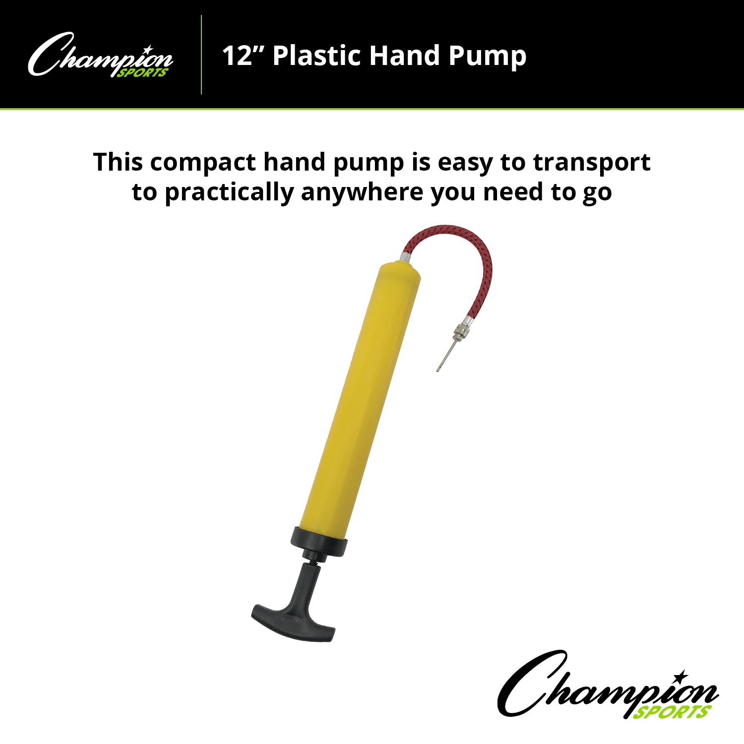 Plastic Hand Air Pump, 12"