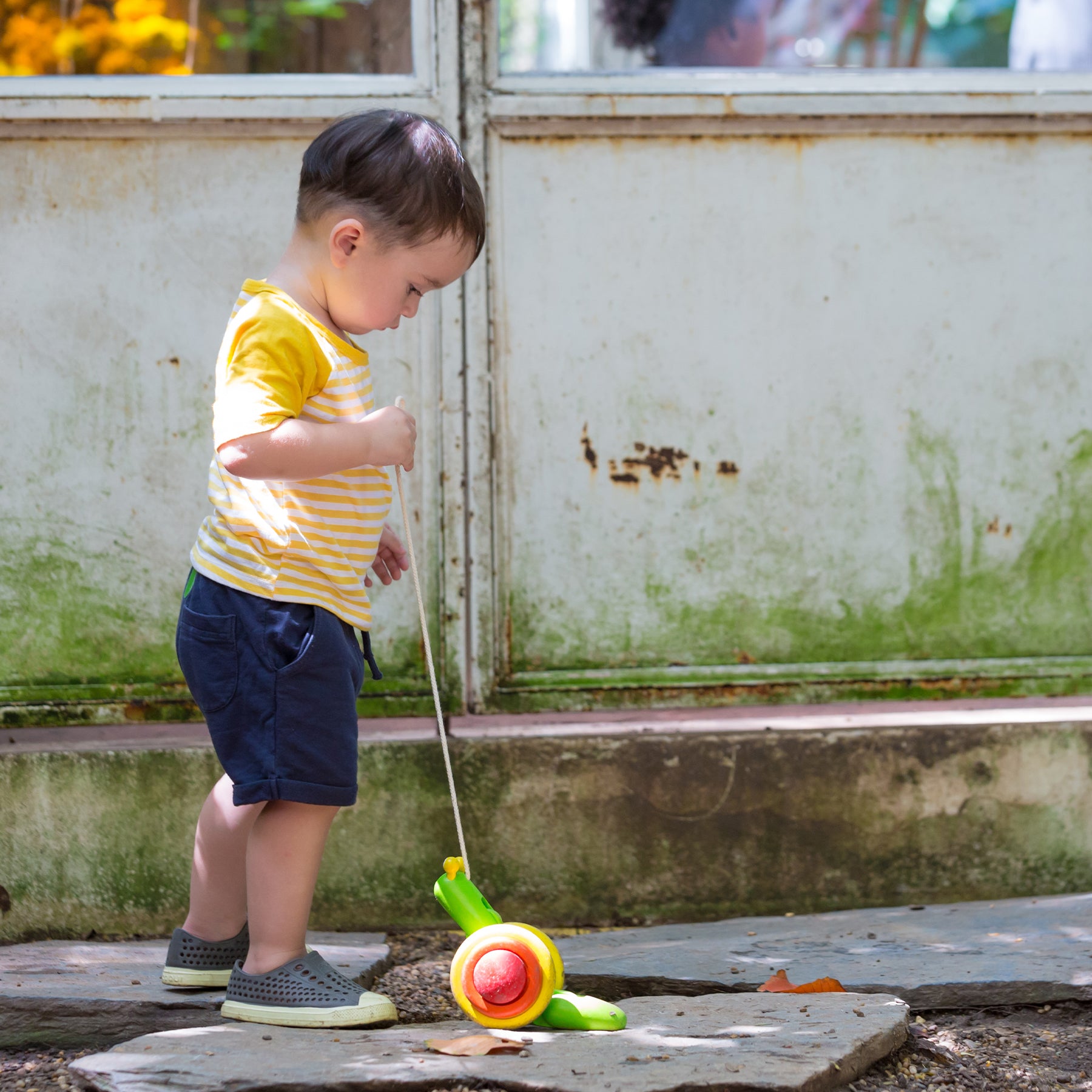 Wooden Pull Along Toy Snail