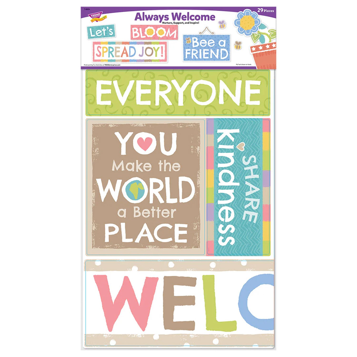 Always Welcome Bulletin Board Set