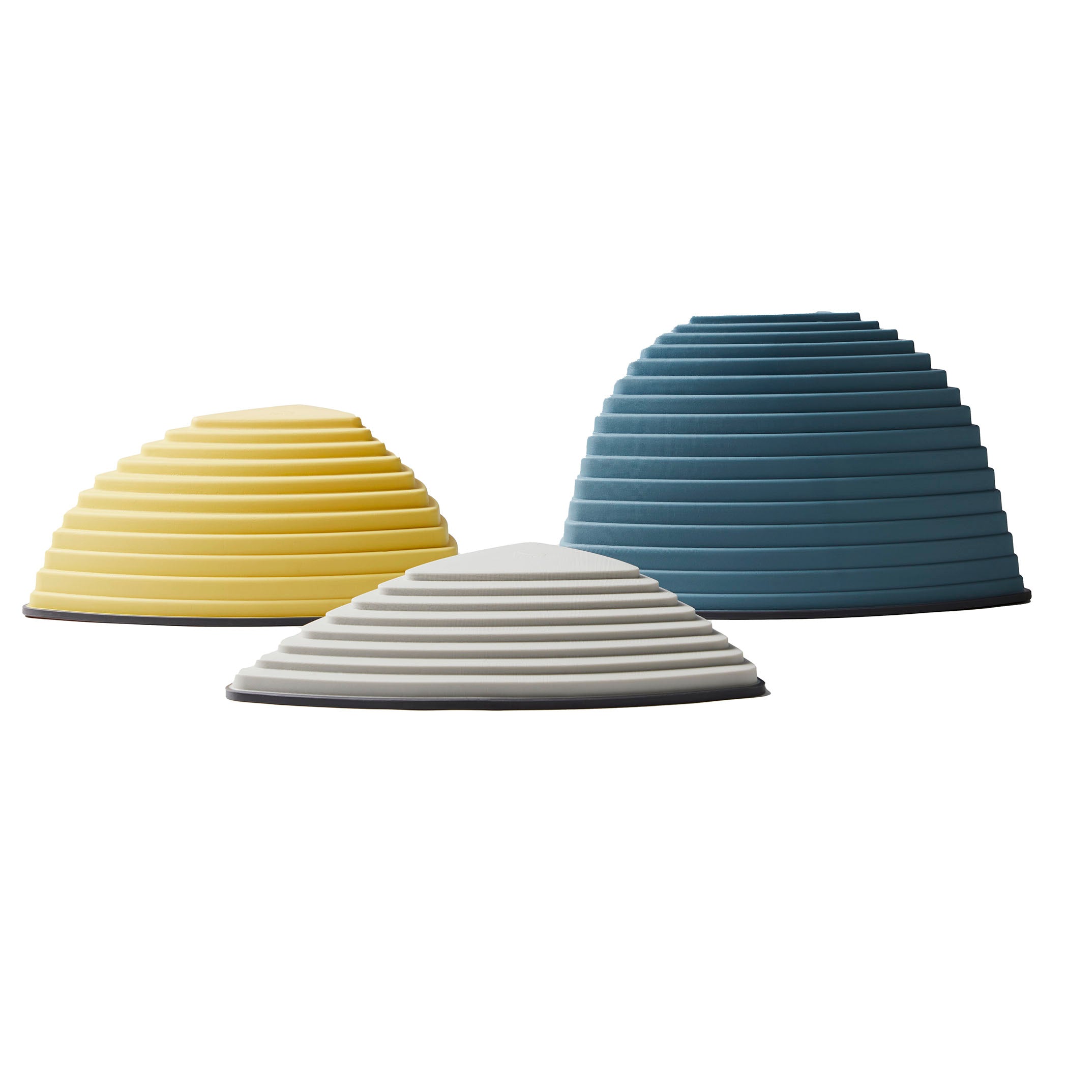 Hilltops - The Original Non-Slip Stepping Stones for Kids - Balance, Coordination, Motor Skills - Nordic Colors - Set of 3