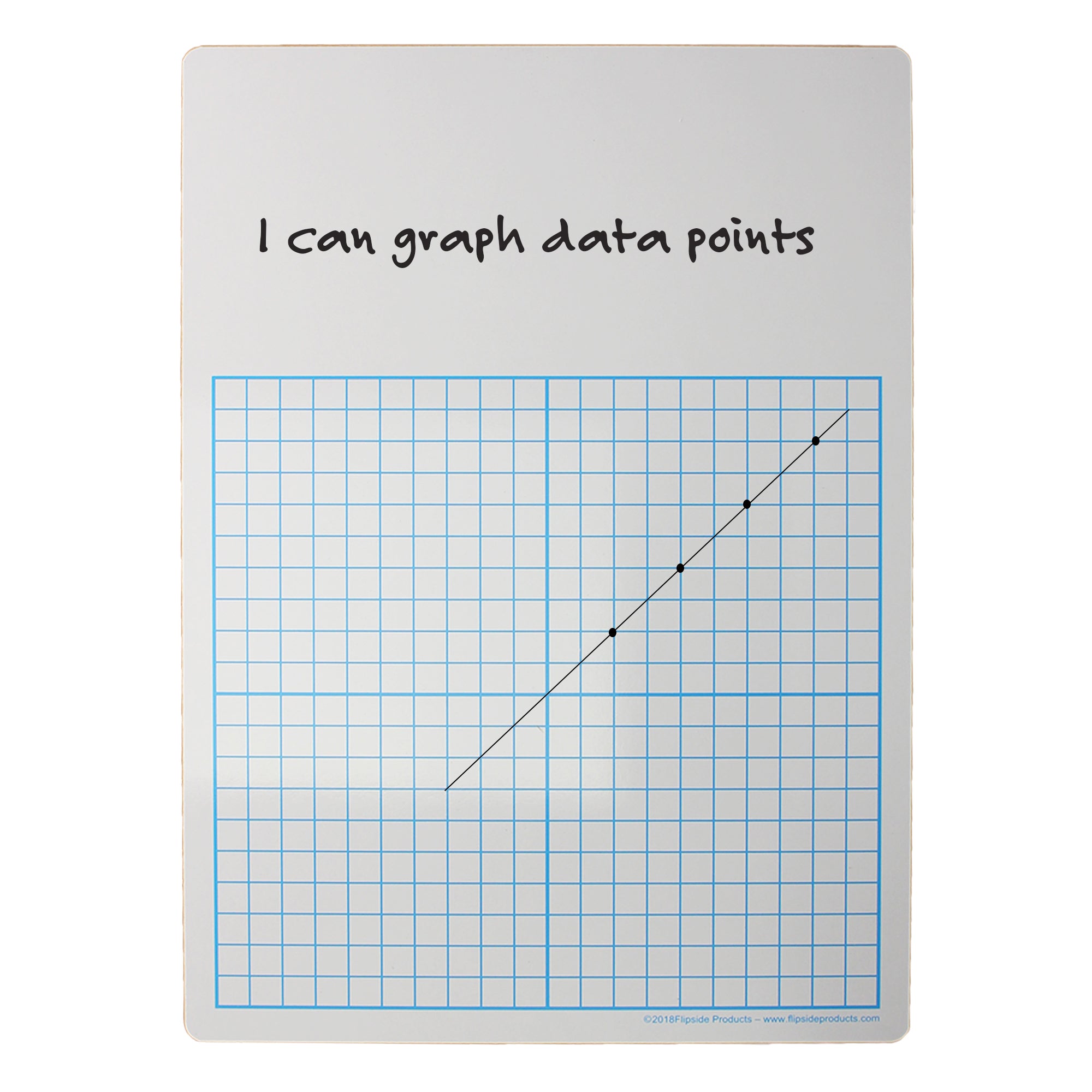 1/2" Graph Dry Erase Board, 11" x 16" Pack of 3