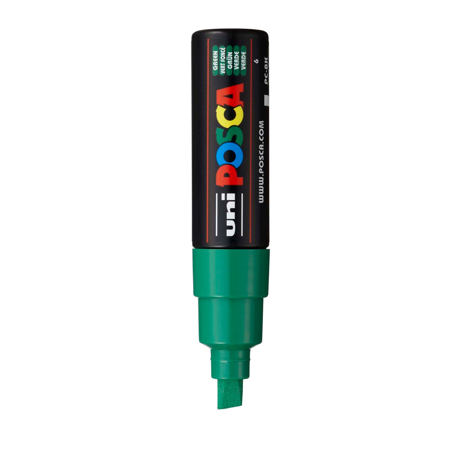 uni® POSCA PC-8K Water-Based Paint Markers, Broad Tip (8mm), Green