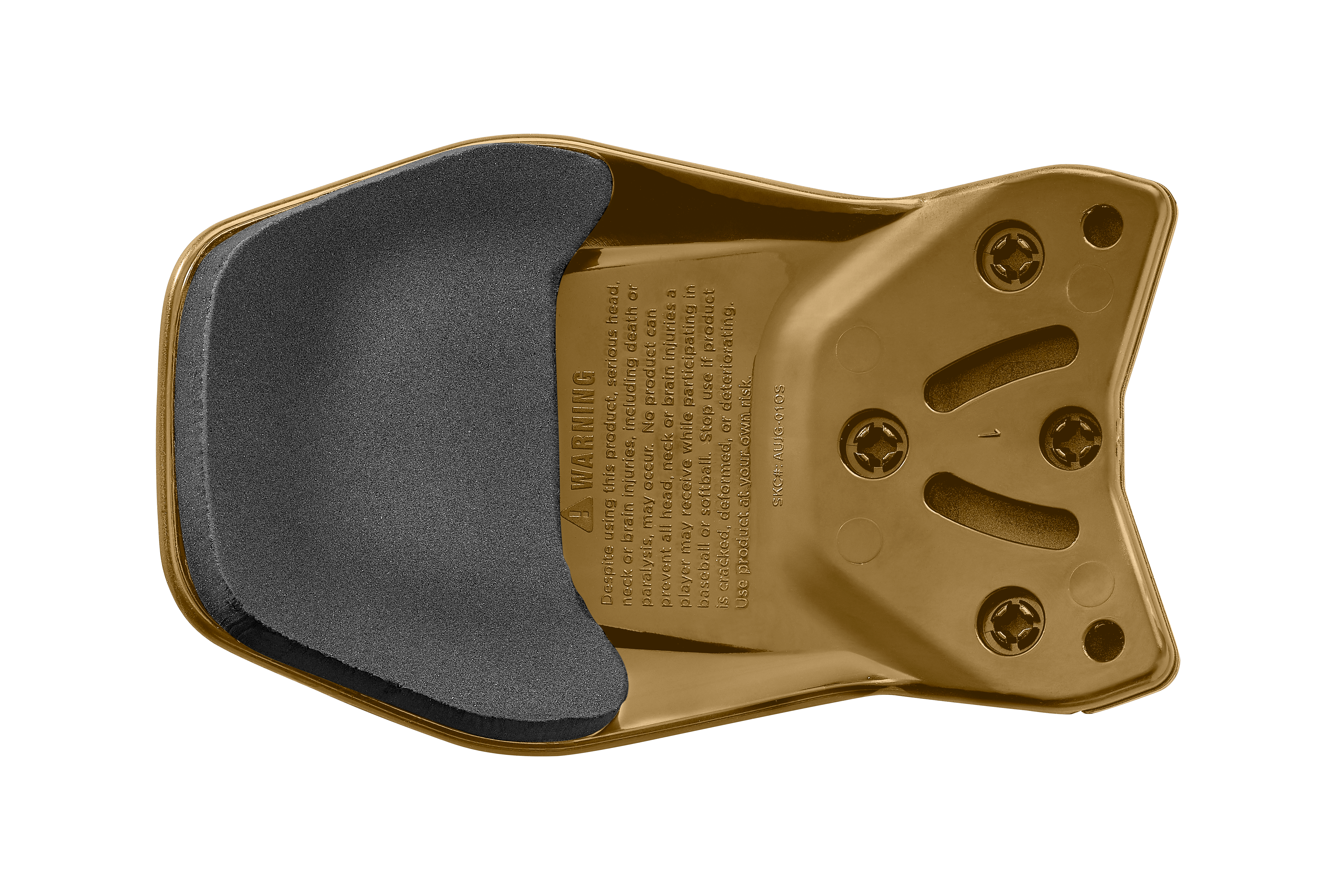 Easton Multi-Adjust Matte Jaw Guard - Vegas Gold