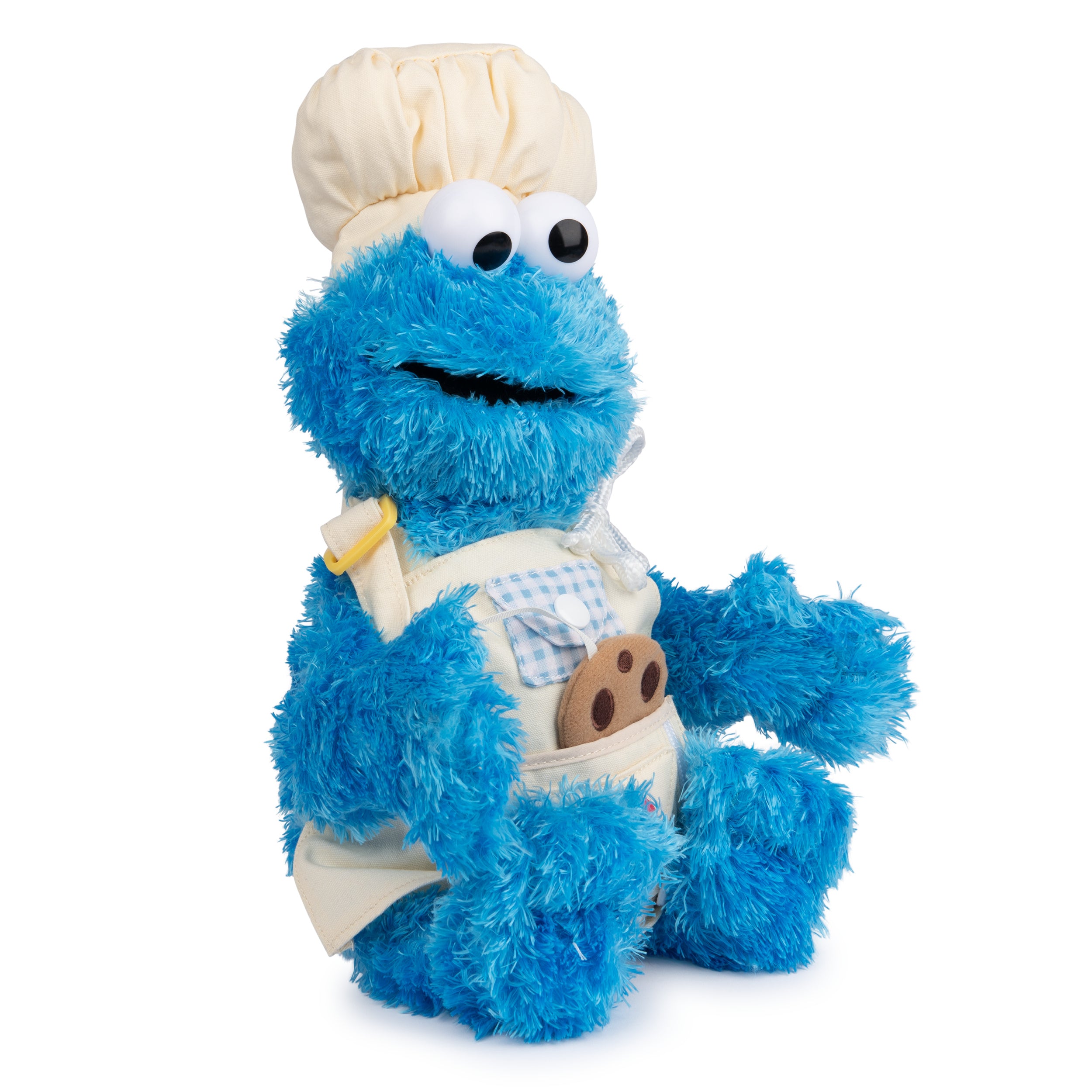 GUND Sesame Street Official Cookie Monster Teach Me Plush, Premium Plush Toy for Ages 1 & Up, Blue, 15”