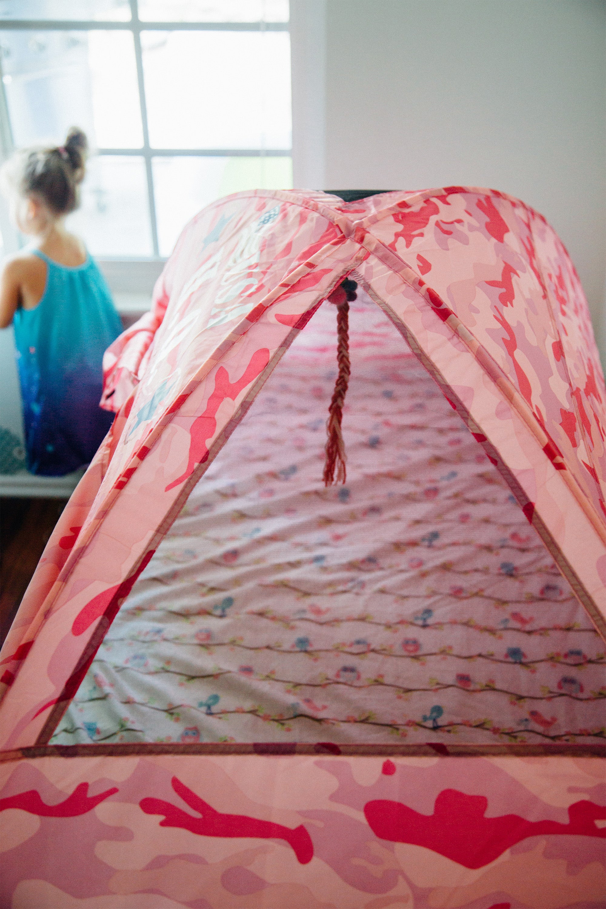 Pink Camo Bed Tent - Twin Size