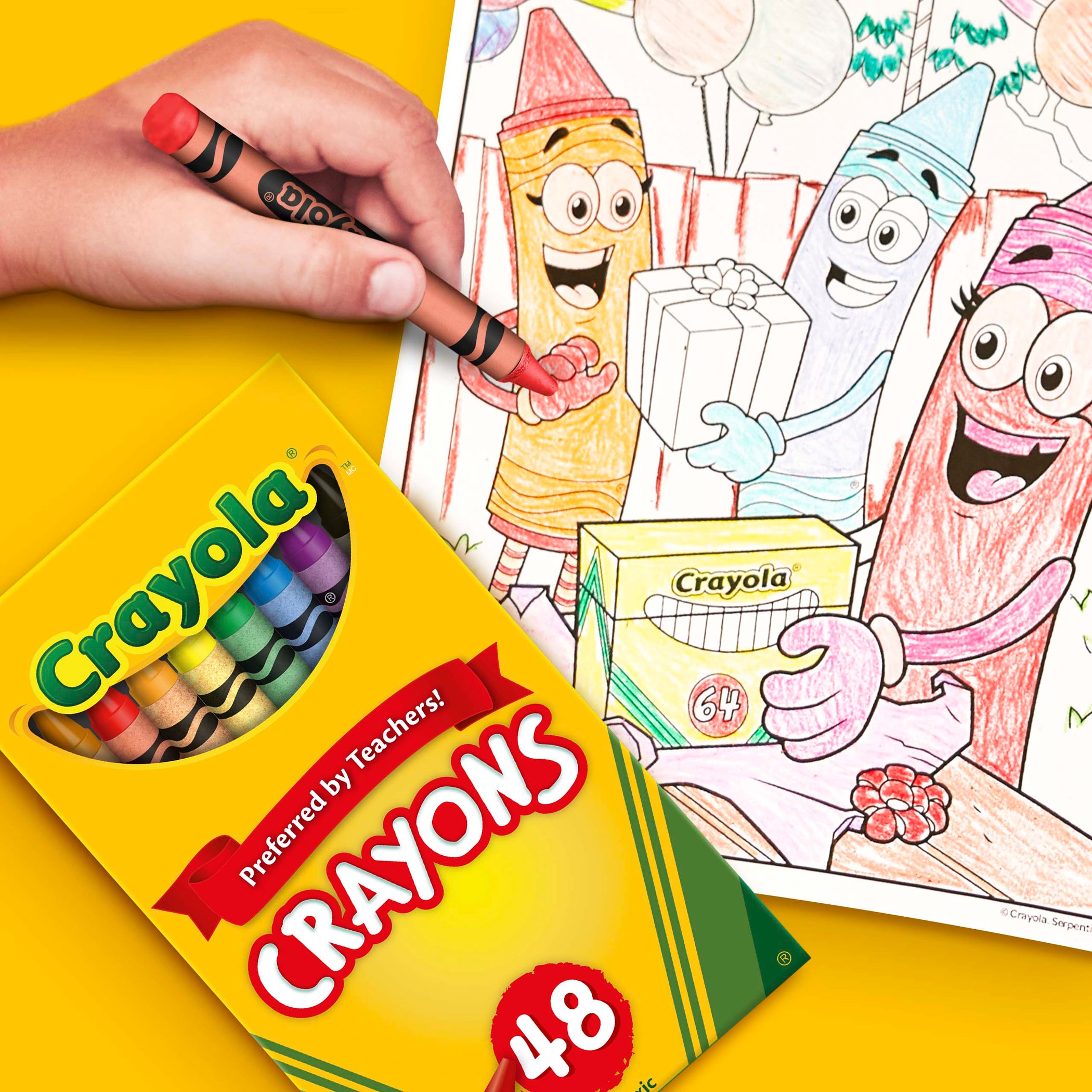 Crayons, Regular Size, 48 Count