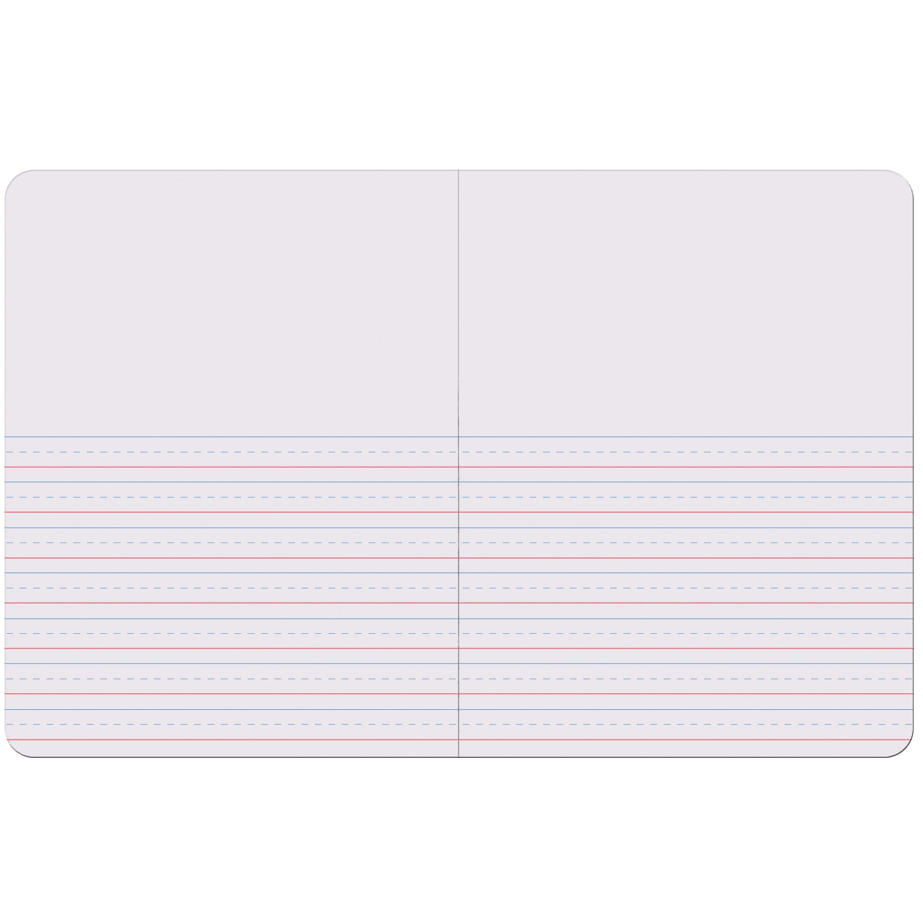Primary Composition Book, Book Bound, D'Nealian Grades/Zaner-Bloser, 1/2" x 1/4" x 1/4" Picture Story Ruled, 9-3/4" x 7-1/2", 100 Sheets