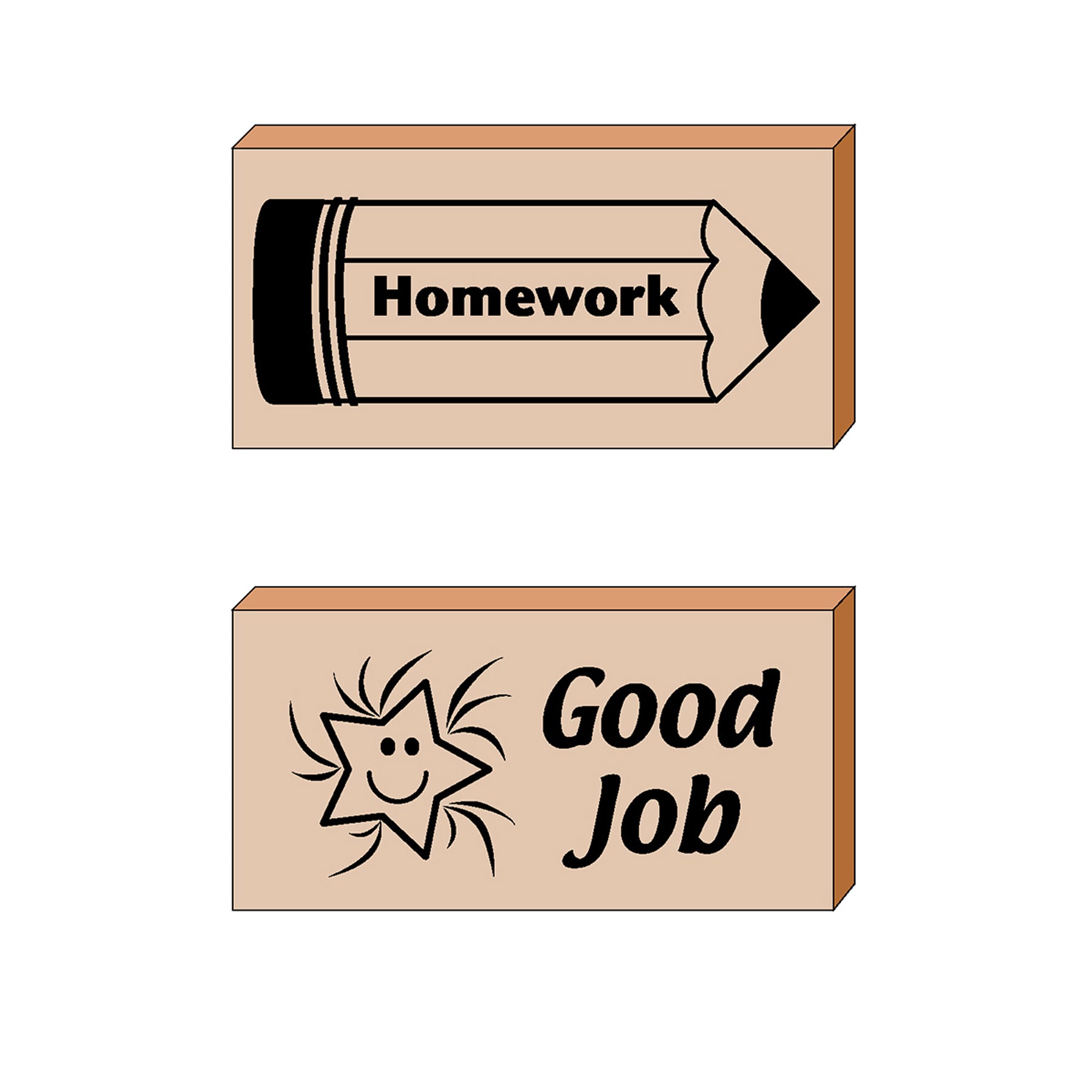 Teachers Helper Stamps, Set of 4
