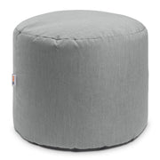 Jaxx Spring Indoor / Outdoor Bean Bag Pouf Ottoman, Sunbrella Granite