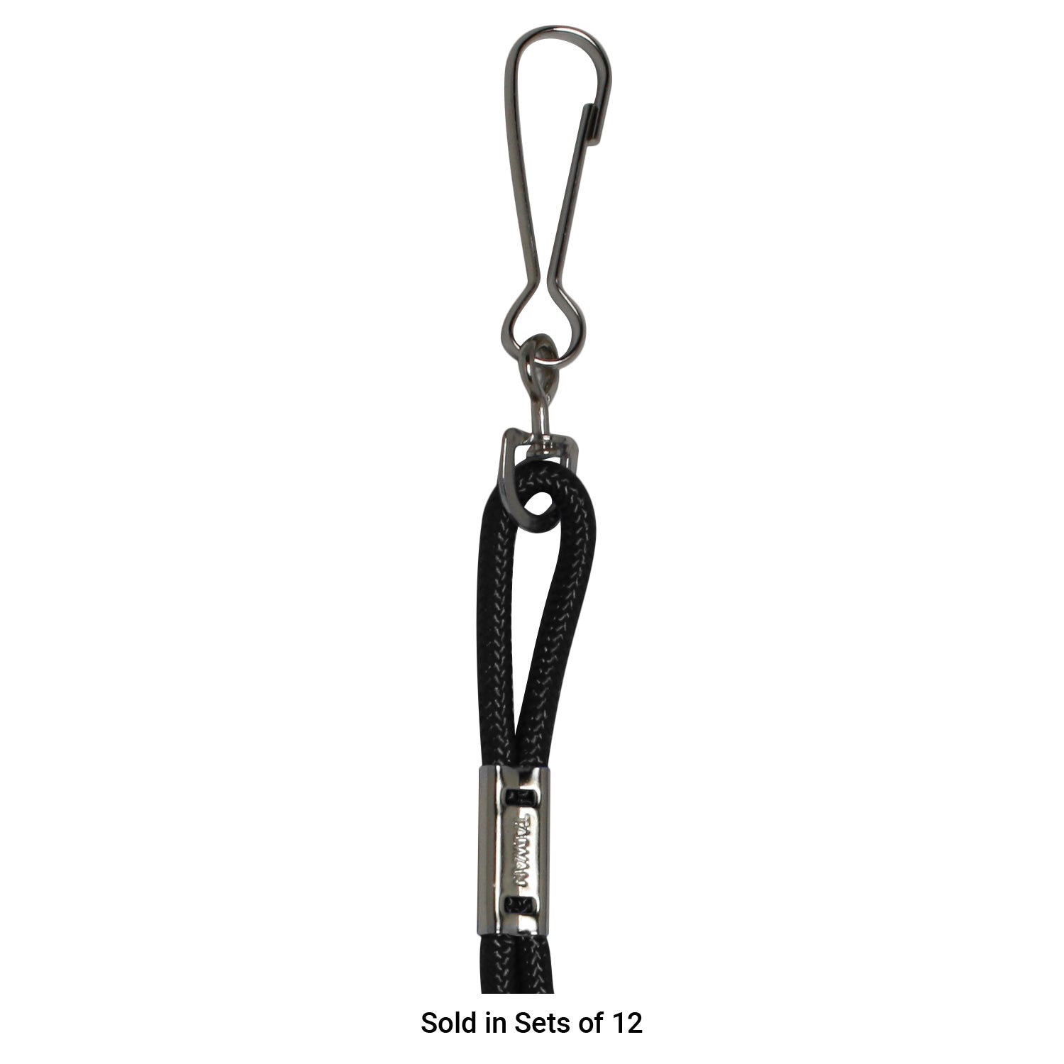 Lanyards, Black, Pack of 12