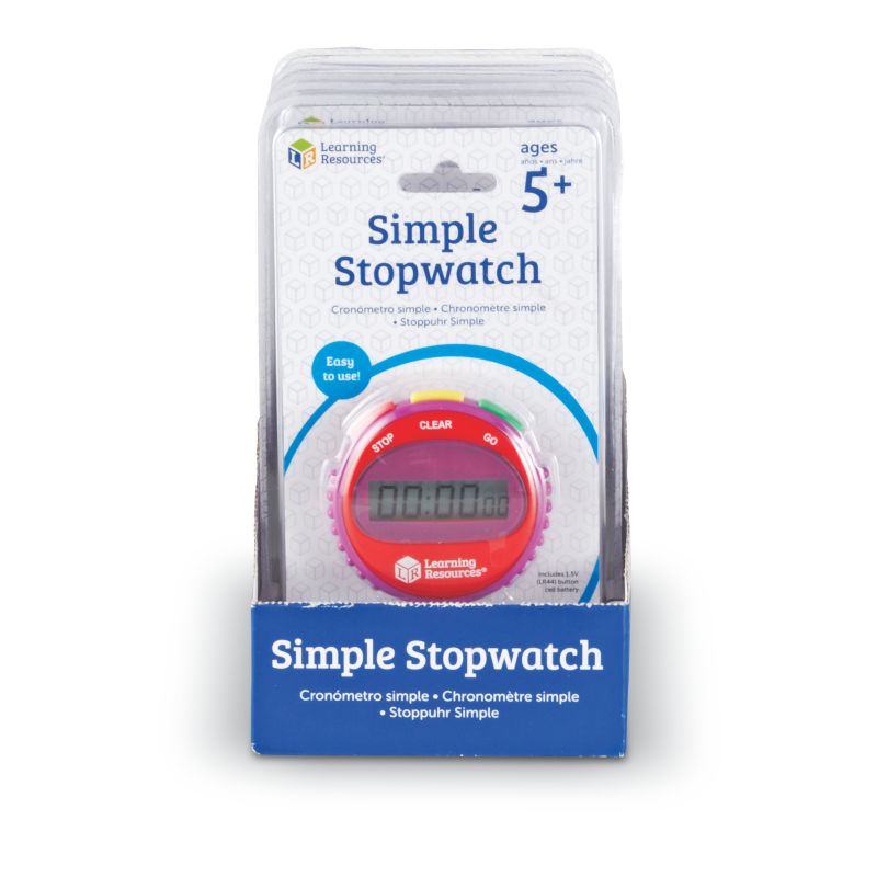 Simple Stopwatch, Set of 6 in Display
