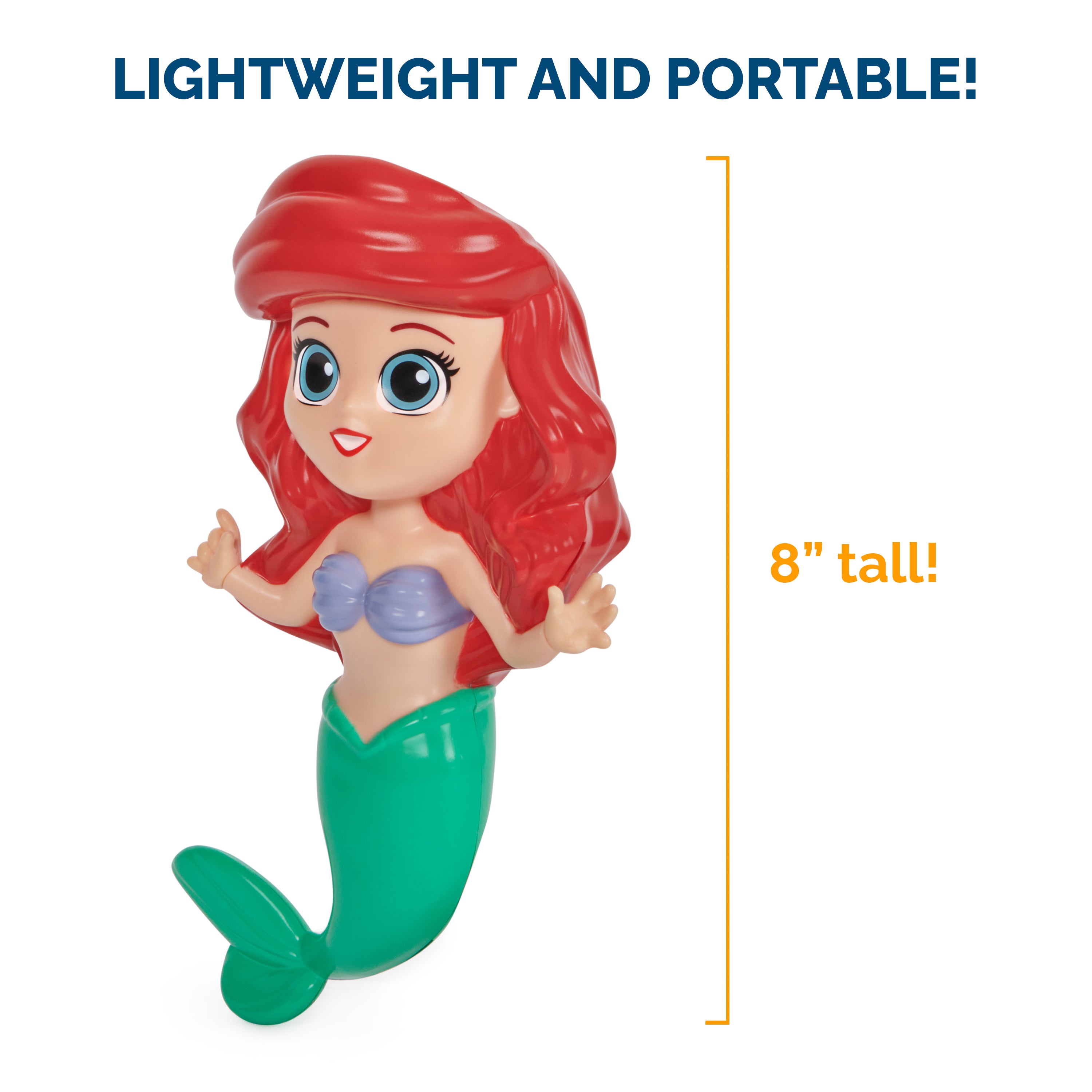 Swimways Disney Princess Ariel Floatin' Figures, Swimming Pool Accessories & Kids Pool Toys, Little Mermaid Party Supplies & Water Toys for Kids Aged 3 & Up