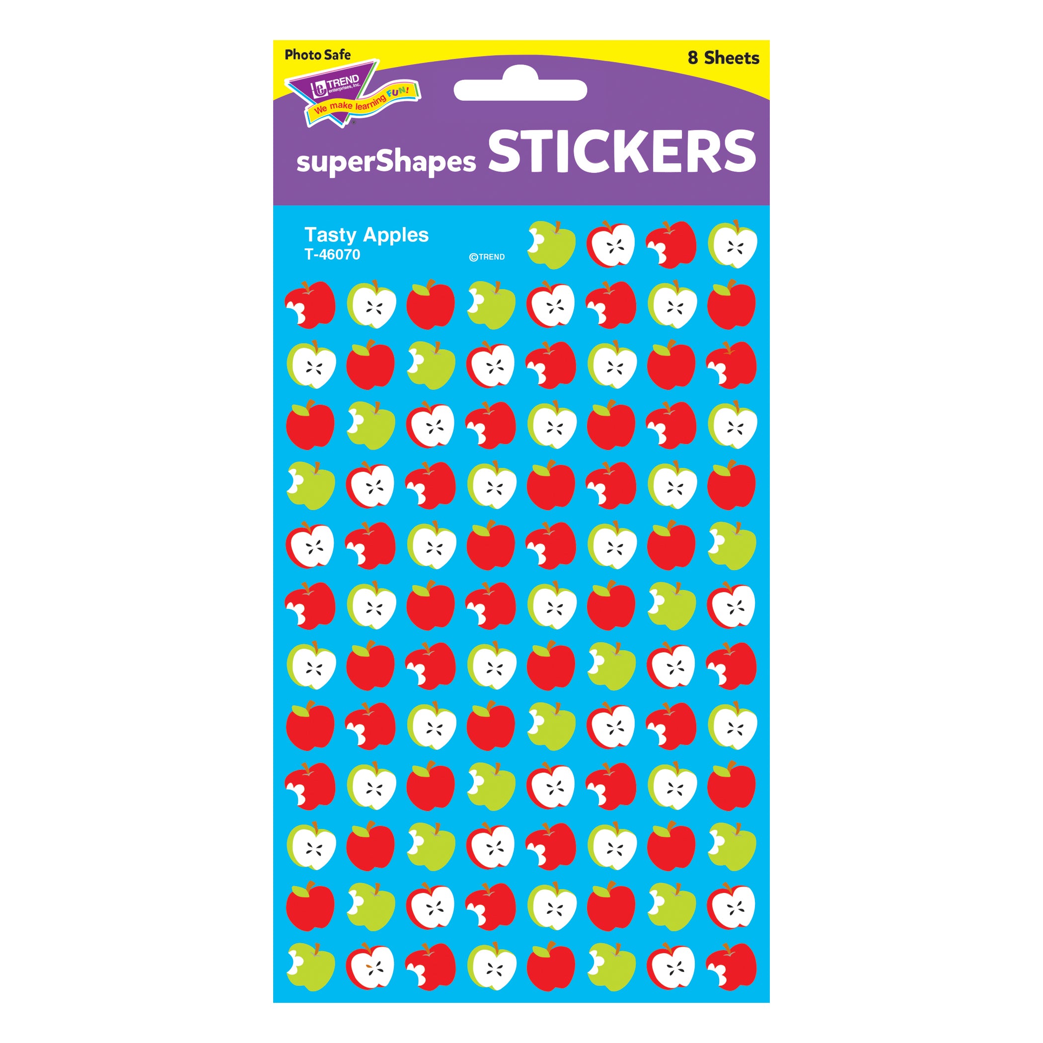 Tasty Apples superShapes Stickers, 800 ct