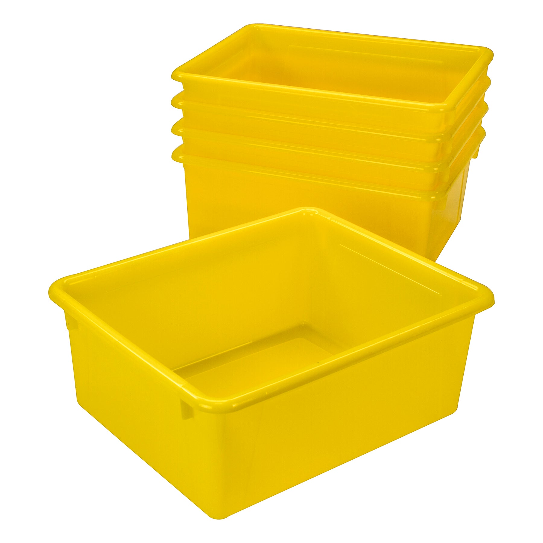 Deep Storage Tray, Yellow