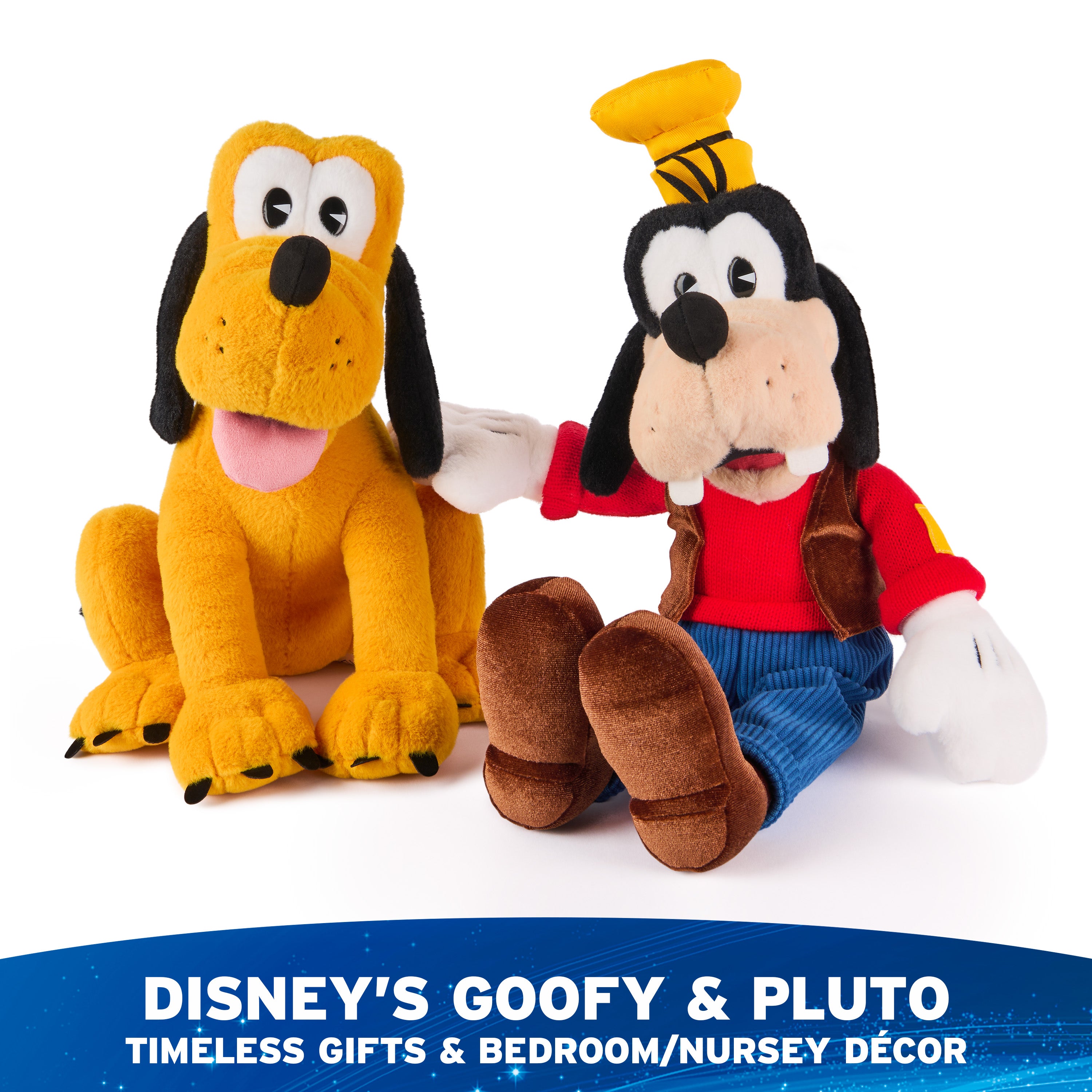 GUND Disney Official Pluto Classic Plush, Mickey and Friends, Deluxe Collector Stuffed Animal for Ages 1 and Up, Yellow, 14”