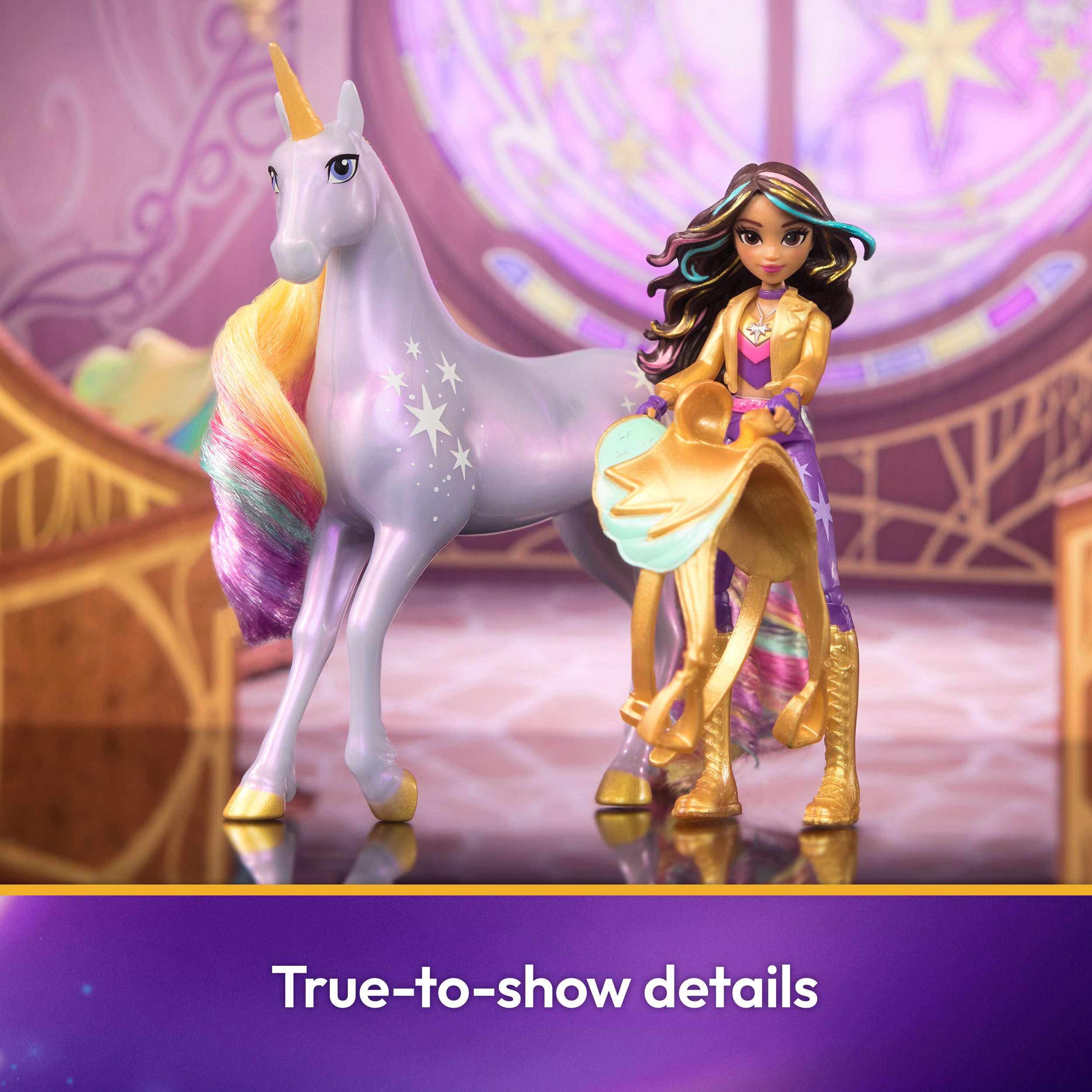 Unicorn Academy, Sophia & Wildstar with 2 Accessories & Hair Tool, Dolls & Unicorn Toys for Girls Ages 4 and up