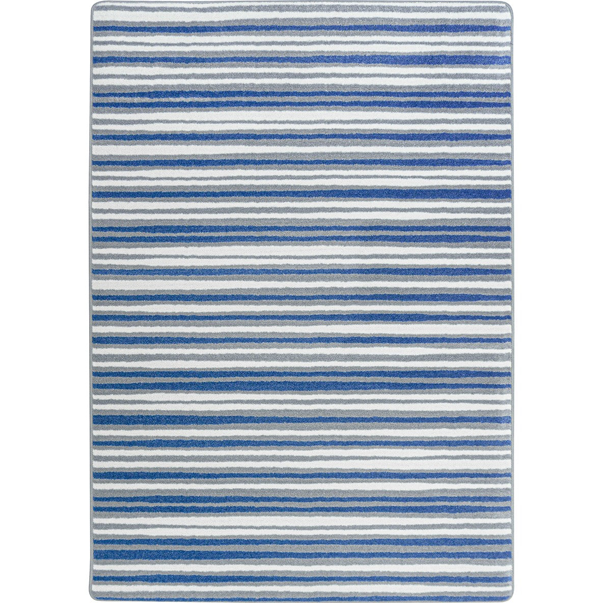 Between the Lines 5'4" x 7'8" area rug in color Blue Skies