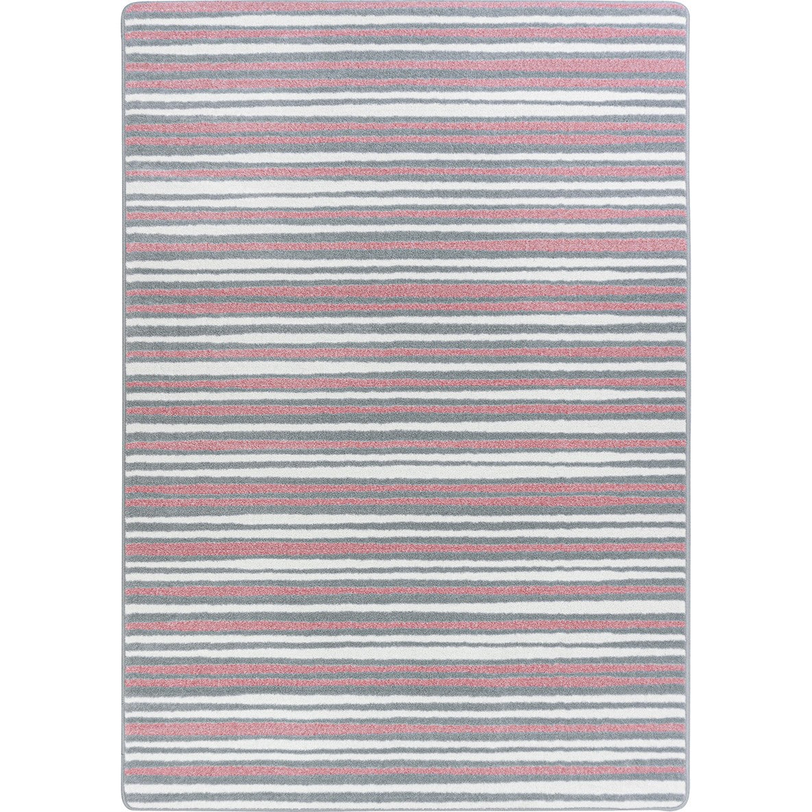 Between the Lines 5'4" x 7'8" area rug in color Blush