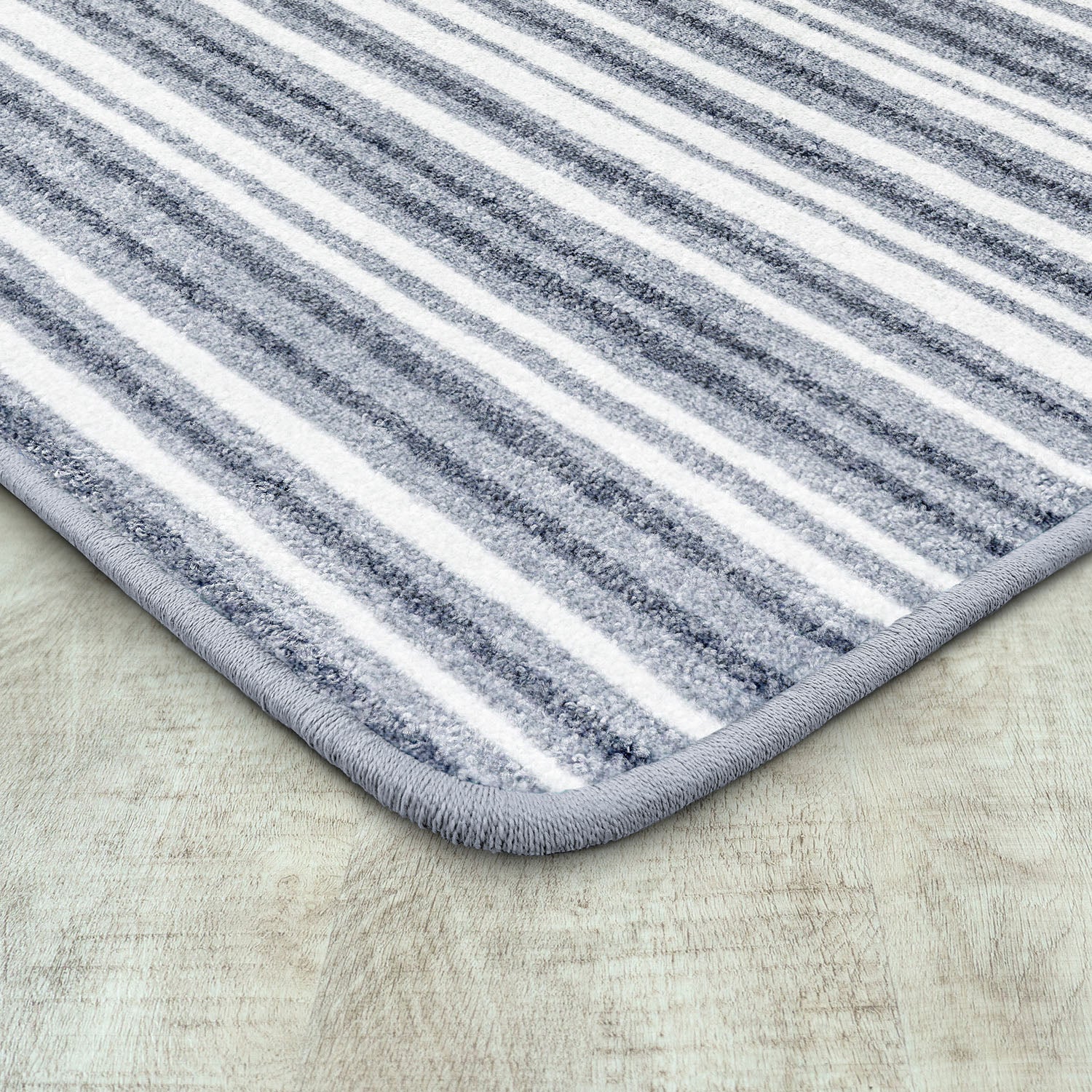 Between the Lines 5'4" x 7'8" area rug in color Cloudy