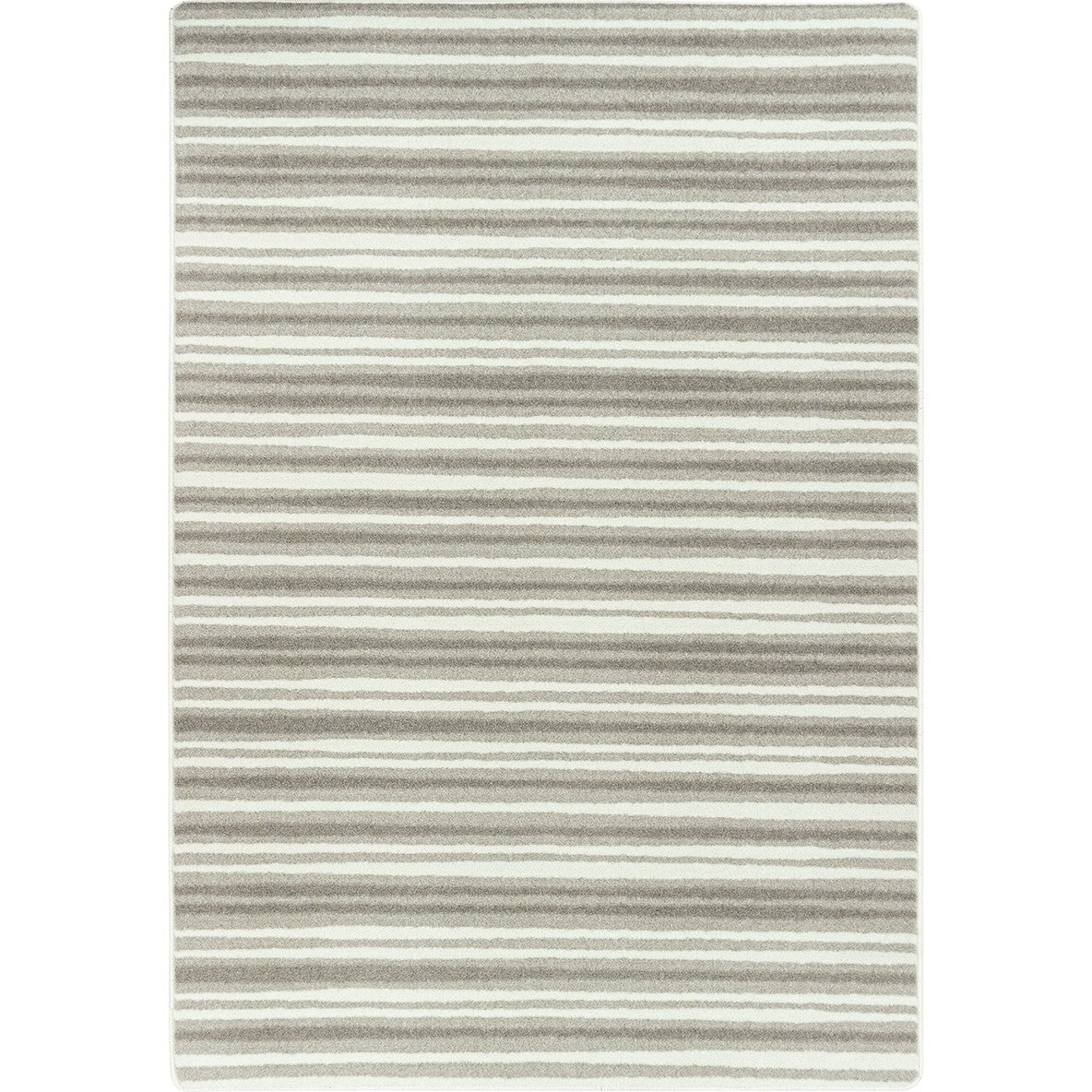 Between the Lines 3'10" x 5'4" area rug in color Linen