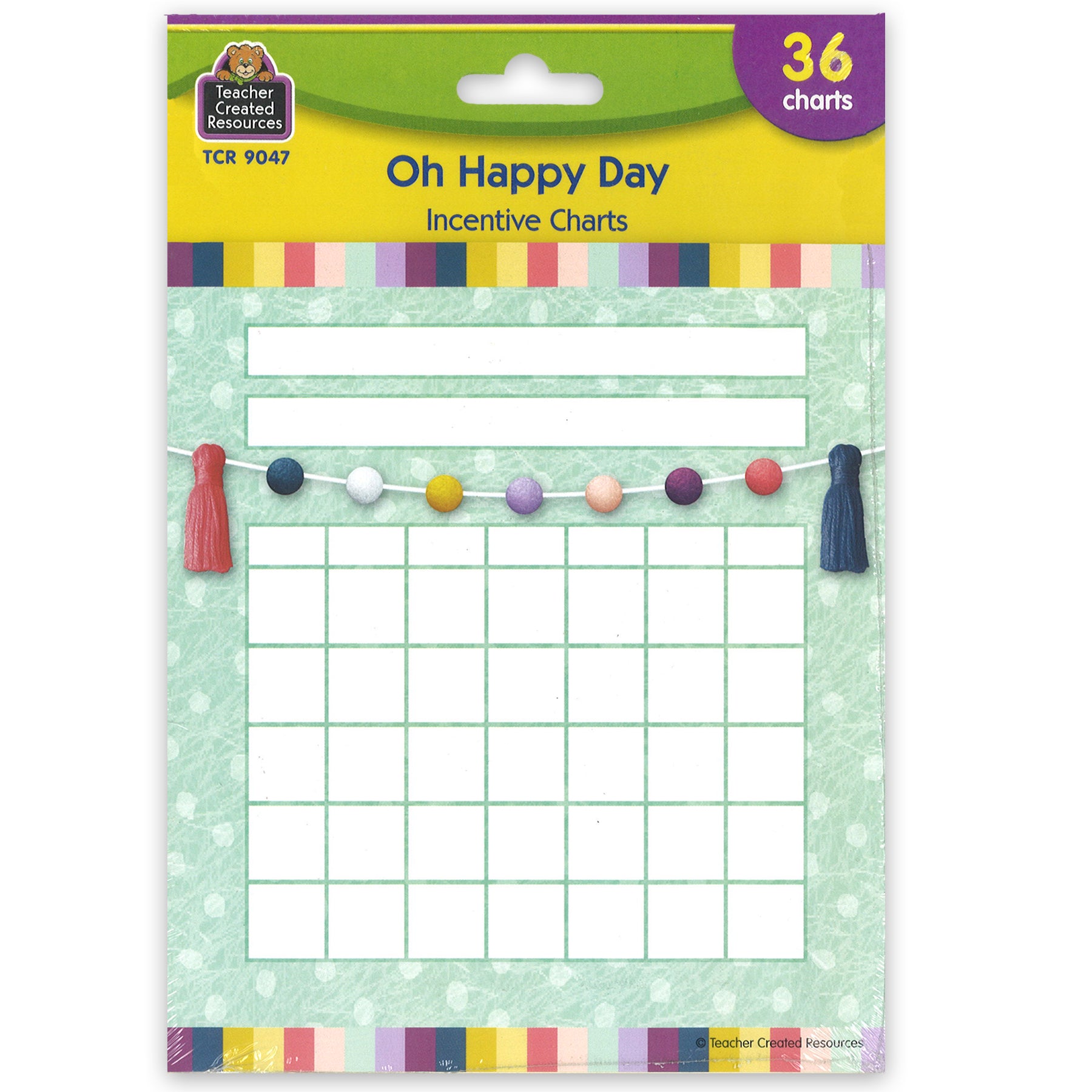 Oh Happy Day Incentive Charts, Pack of 36