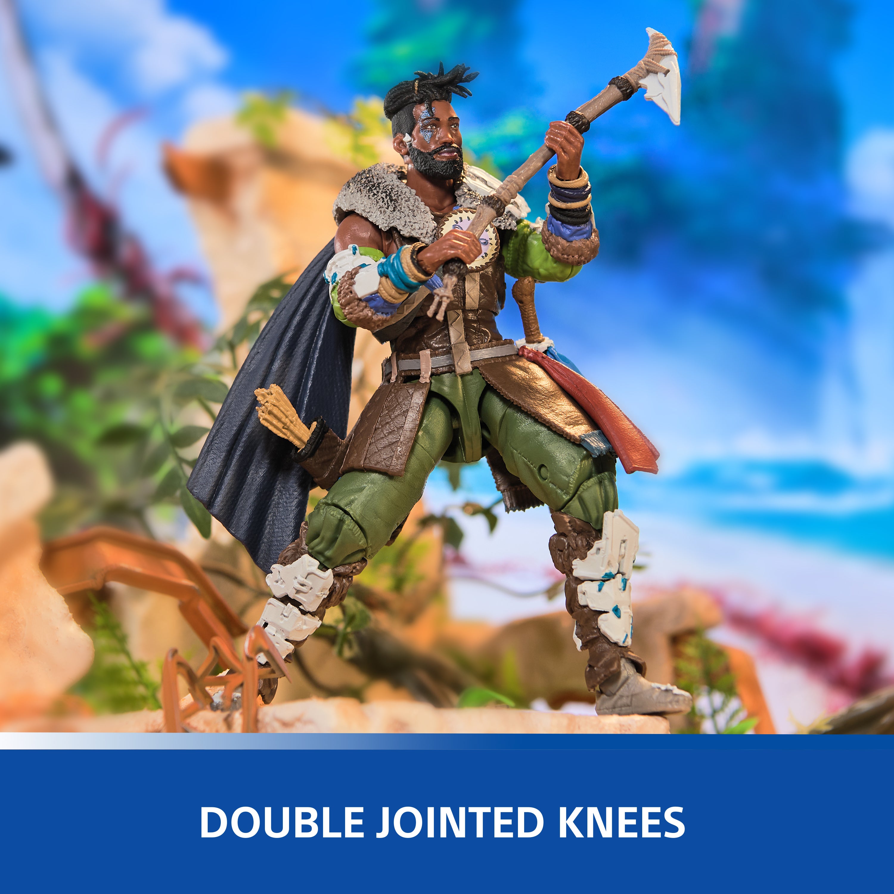 PlayStation, Horizon Forbidden West, 6” Varl Action Figure with 3 Accessories, The Shapes Collection, For PS5 Fans & Collectors Ages 17+