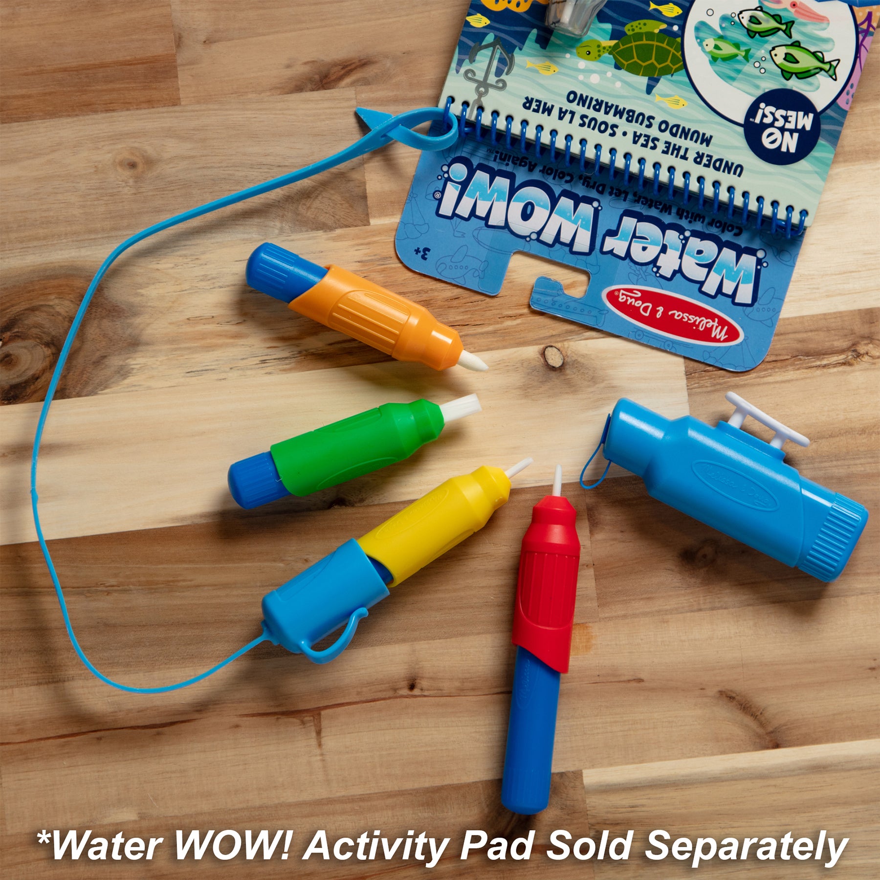 Water WOW! Pen Pack, 4 Water Pens, Sprayer, Tether Cap