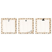 Core Decor Polka Dots on Wood 3" Designer Cut-Outs, Pack of 36