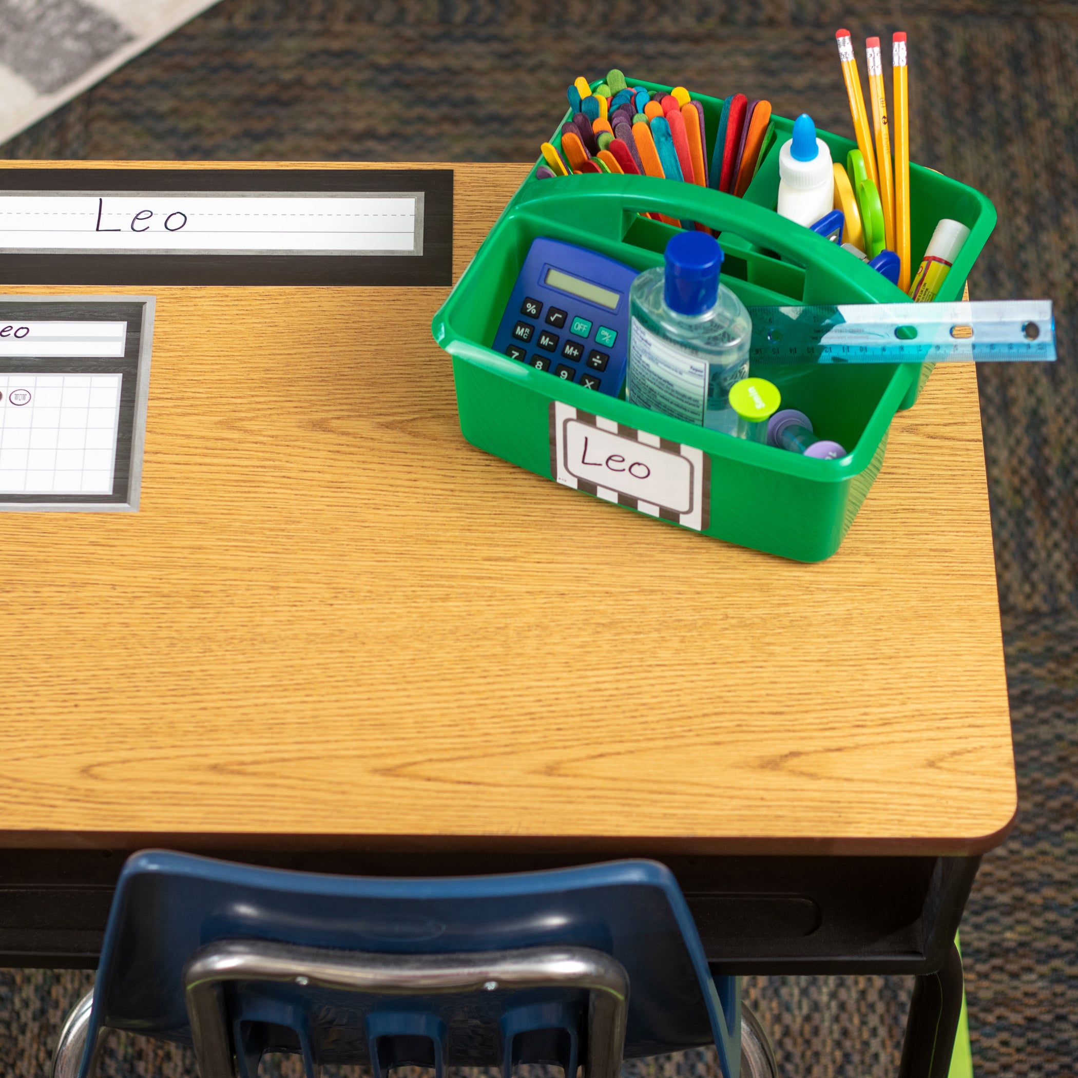 Green Plastic Storage Caddy