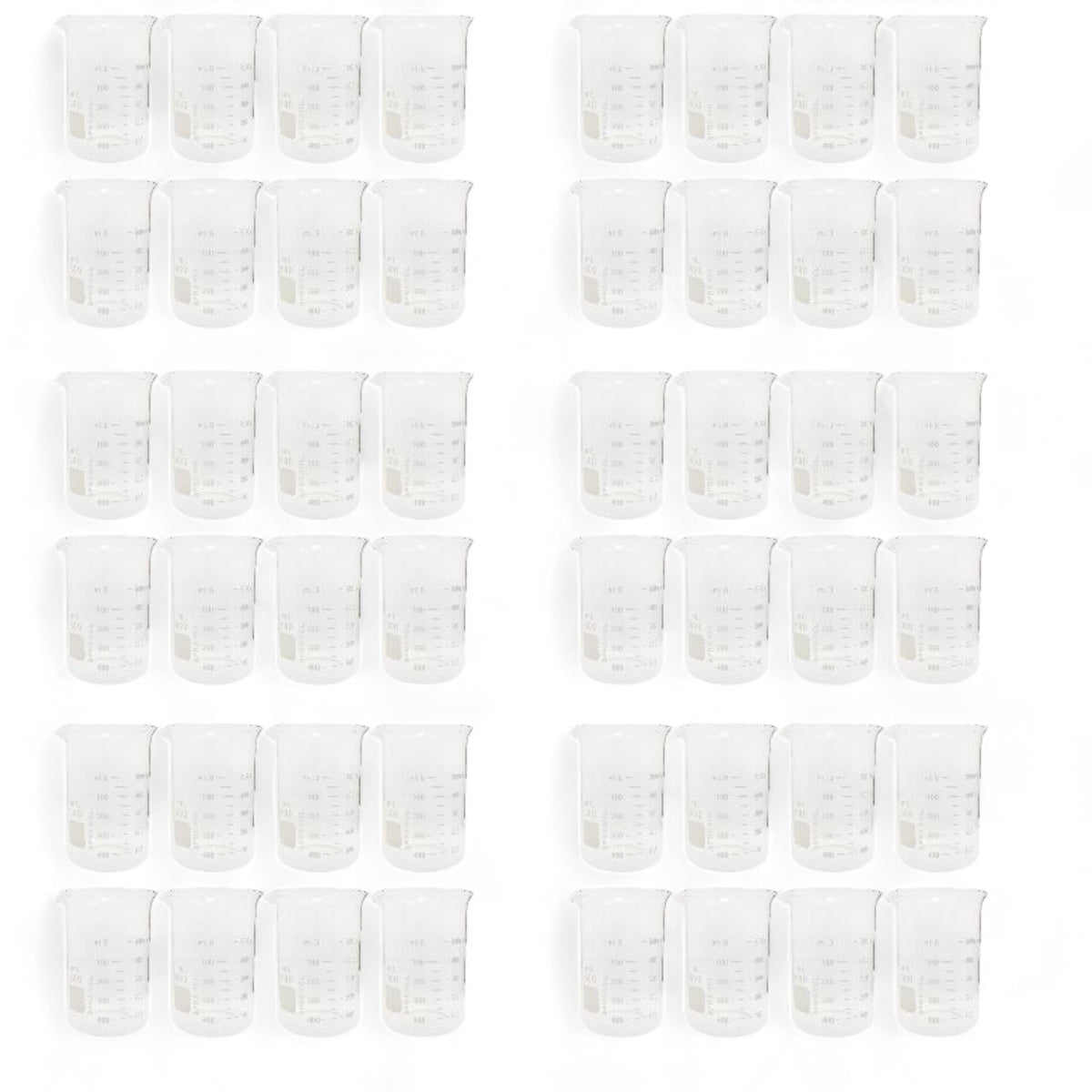 Beaker, Griffin, Borosilicate Glass, 600ml, Dual Graduated, Case of 48