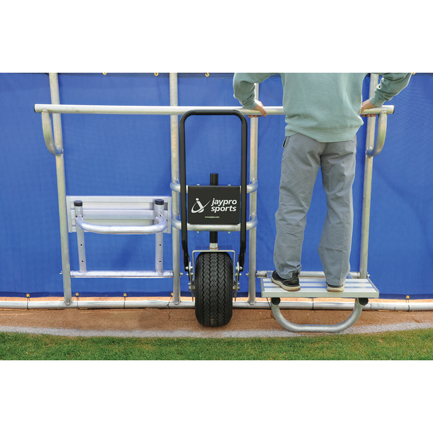 Attachable Dual Observer-Coaches Stand - Batting Cages