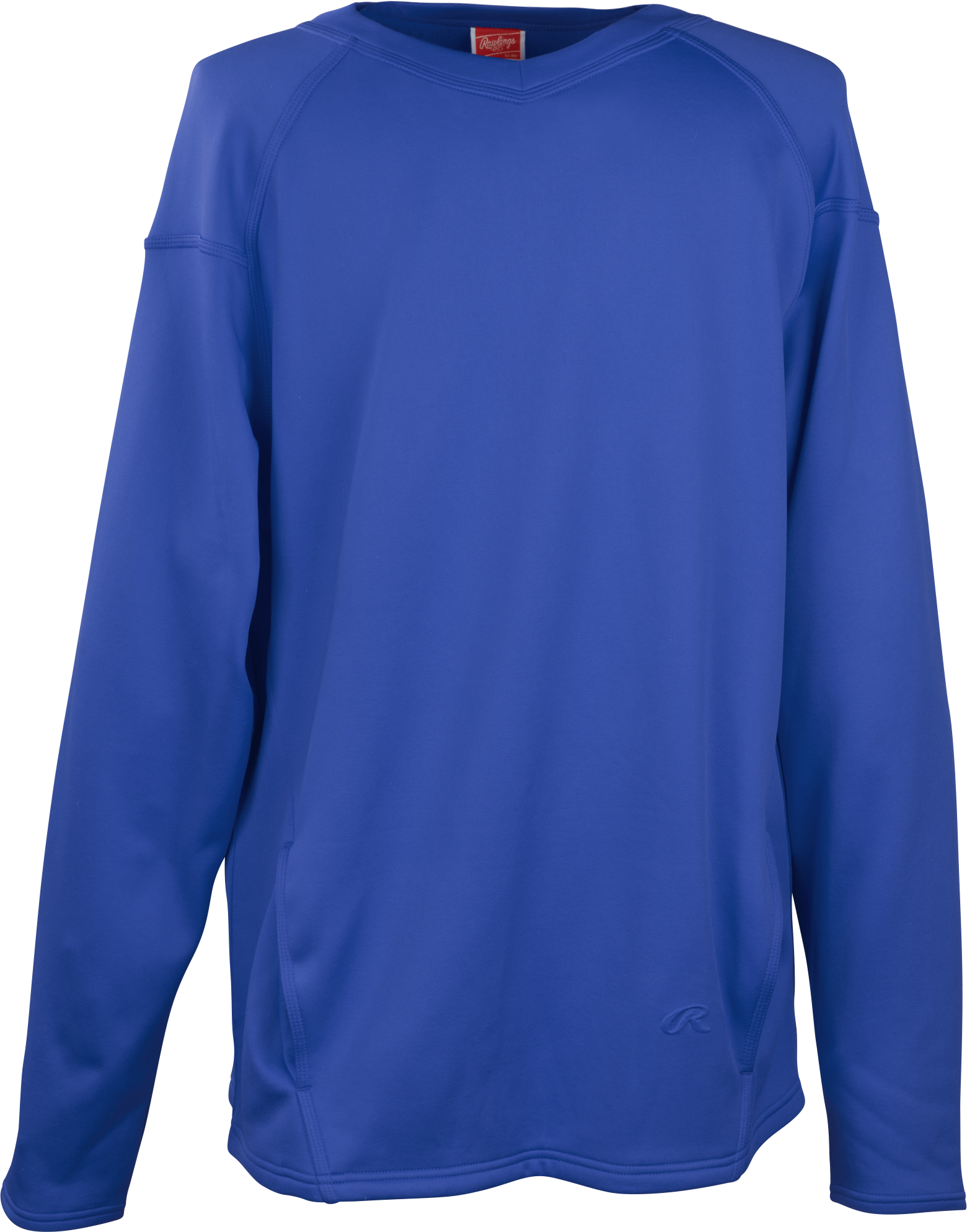 Rawlings Adult Performance Dugout Fleece Pullover - Small - Royal