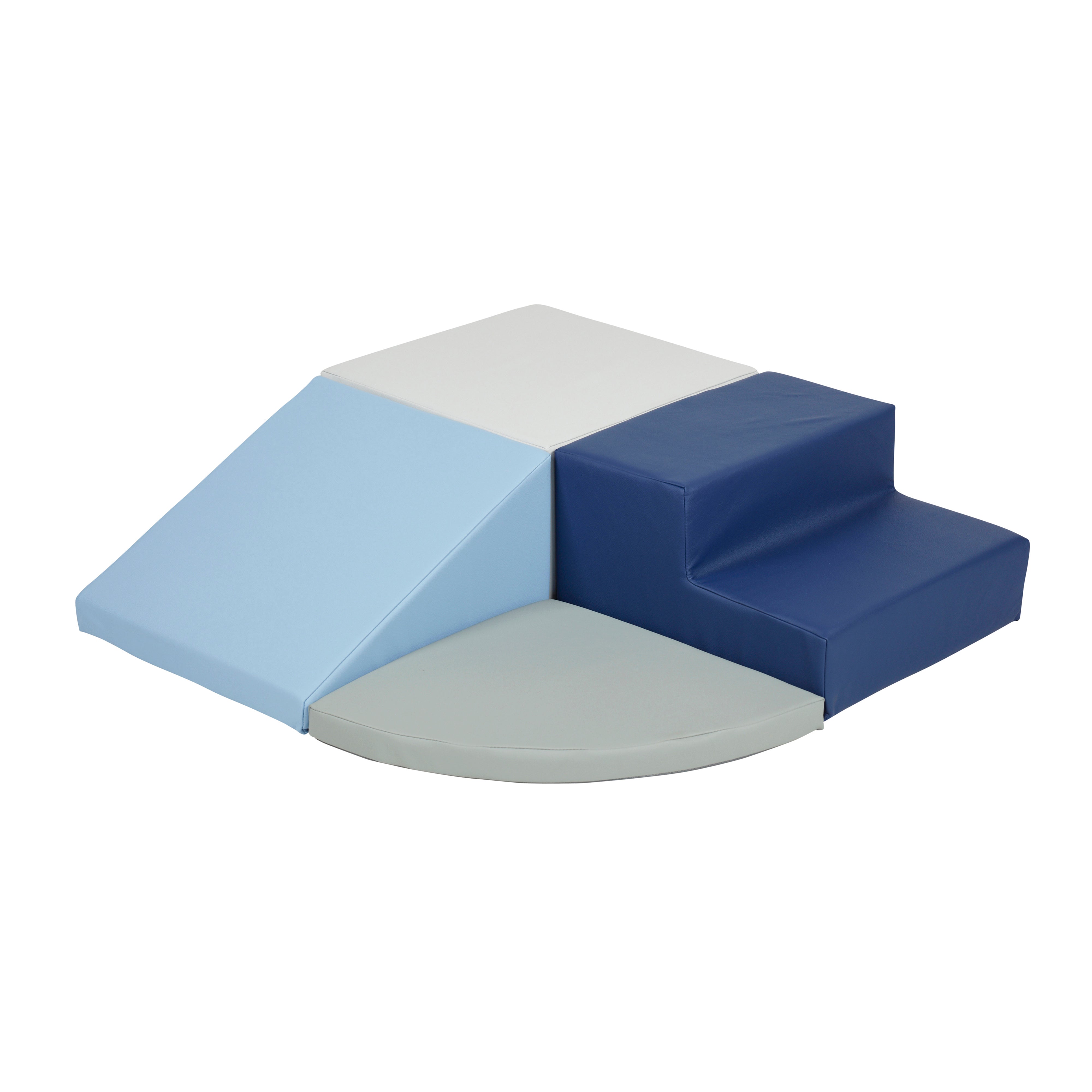 SoftScape Toddler Playtime Corner Climber - Navy/Powder Blue