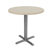 30" Round Cafe Bistro Table - Asian Sand/Silver