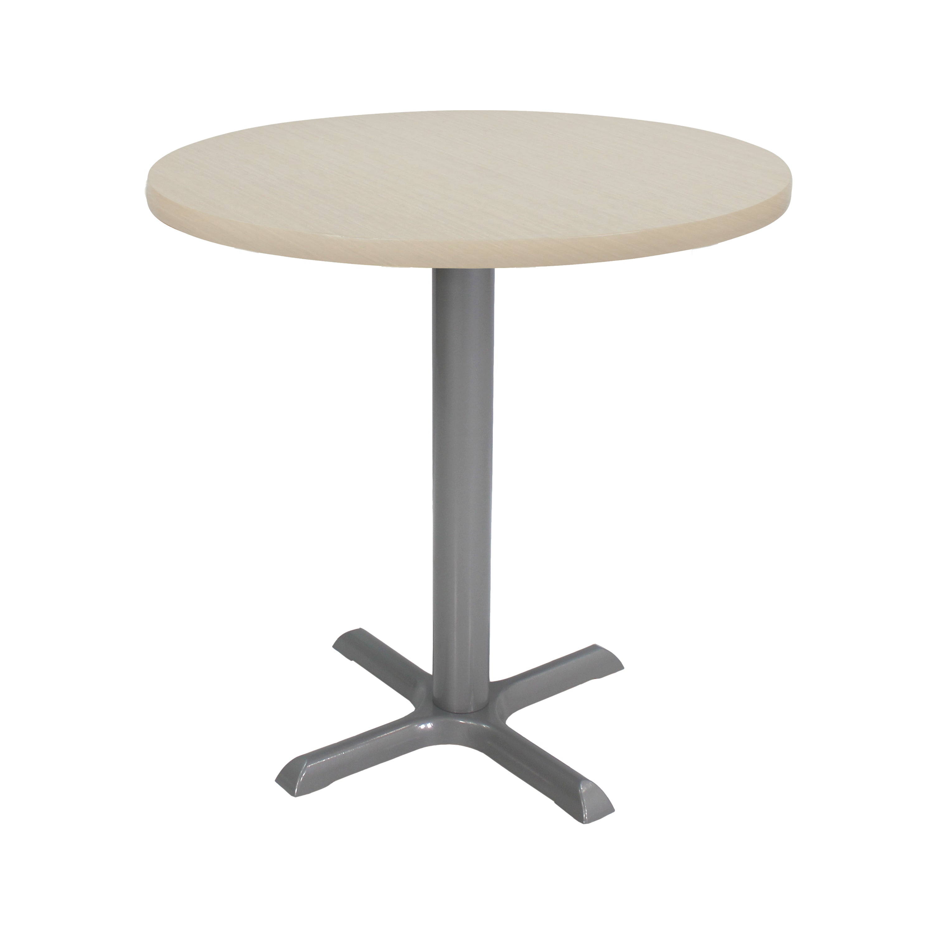 30" Round Cafe Bistro Table - Asian Sand/Silver