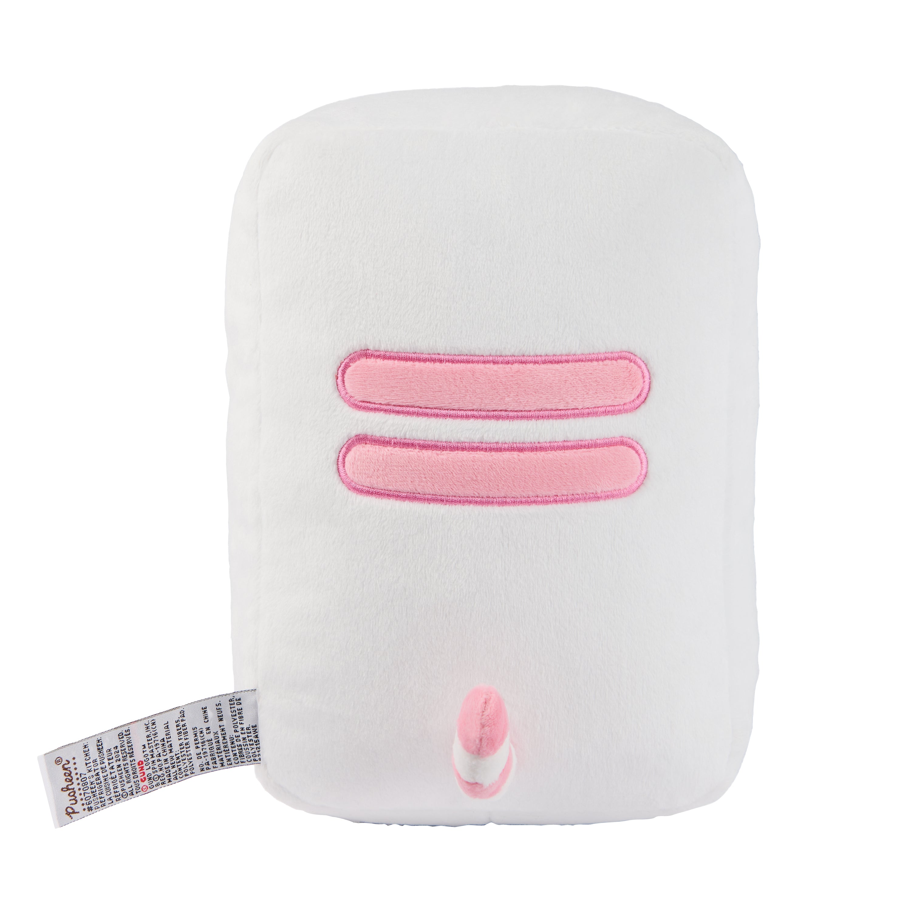 GUND Pusheen’s Kitchen: Refrigerator Plush, Toy Fridge Stuffed Animal for Ages 8 and Up, White, 9.5”