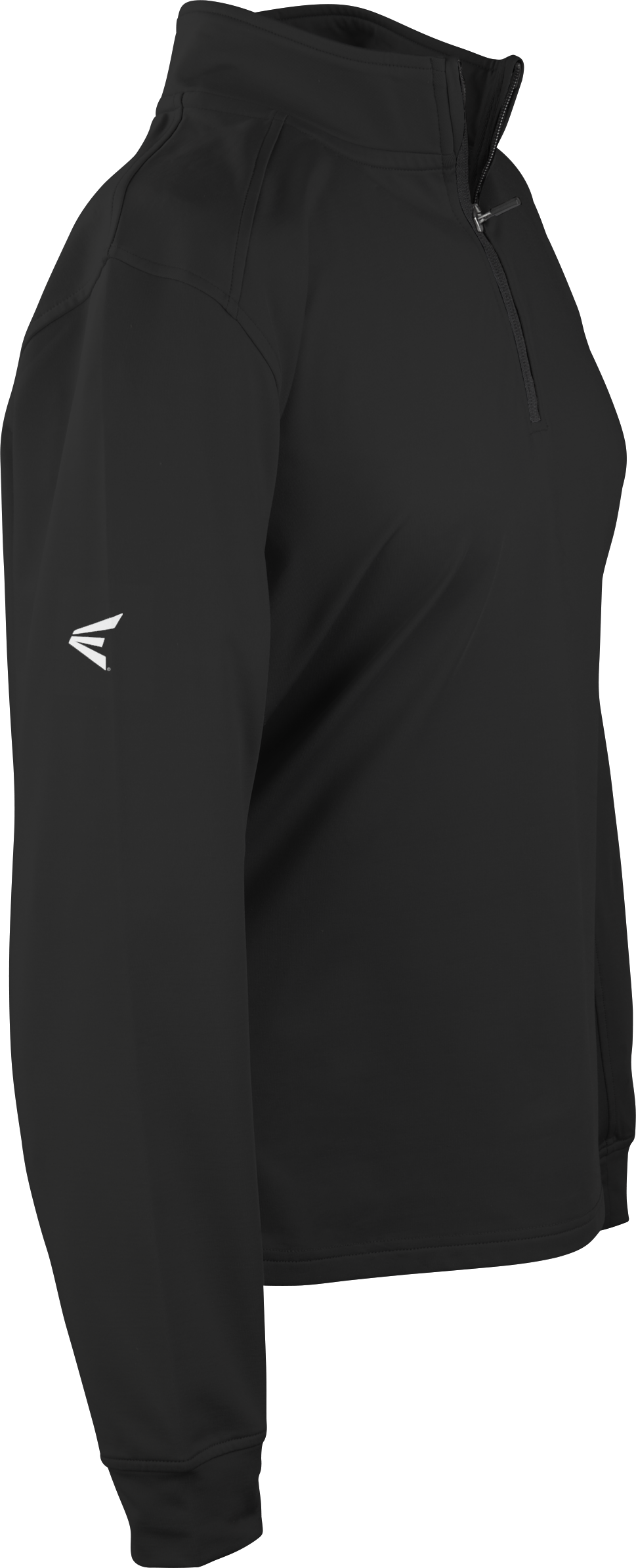 Easton Womens Quarter Zip Performance Fleece Pullover - Small - Black