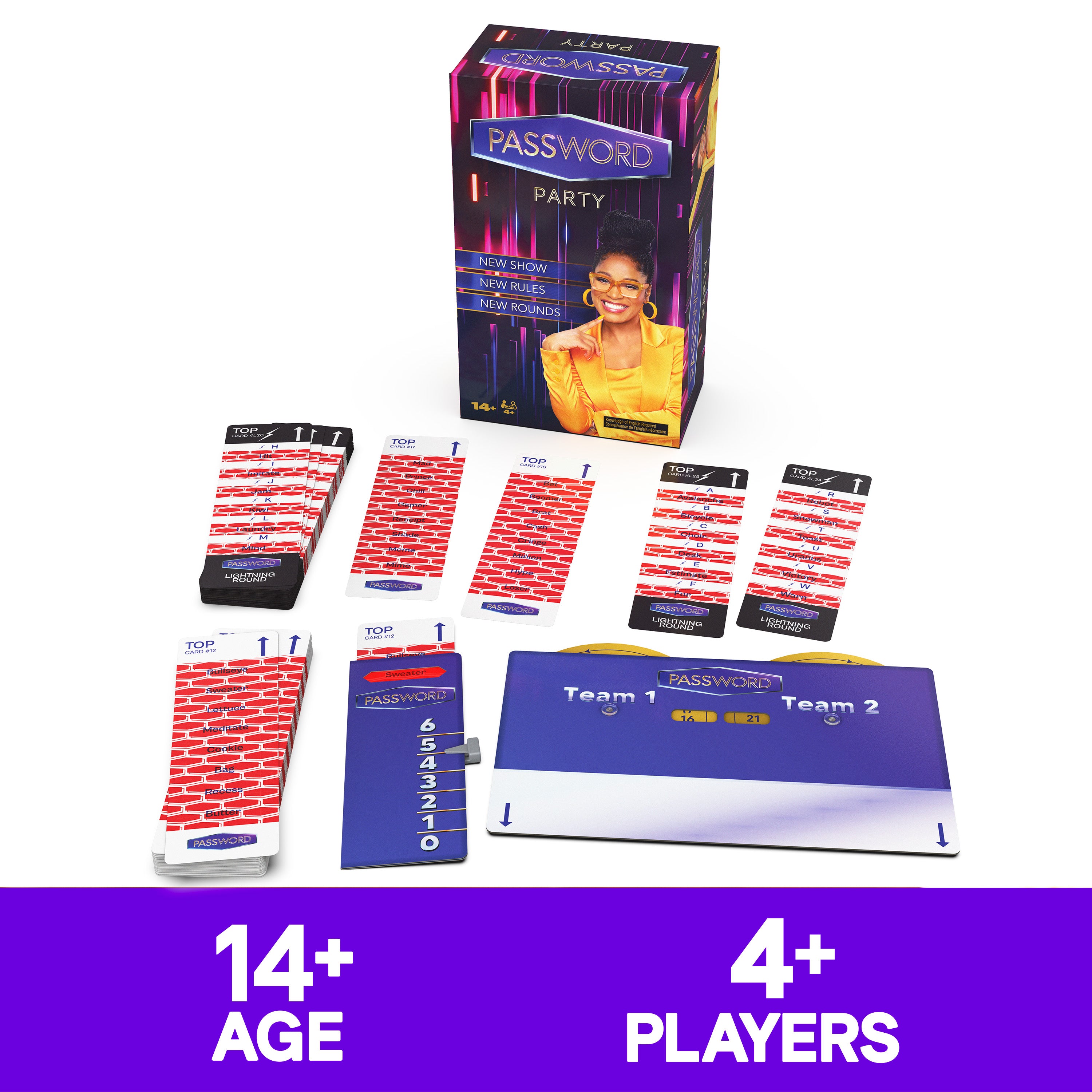 Spin Master Games, Password Party Game, As Seen on The Tonight Show with Keke Palmer , The Viral Party Card Game for Teens & Adults, Friendsgiving, Birthdays, 4+ Players, for Ages 14 & Up