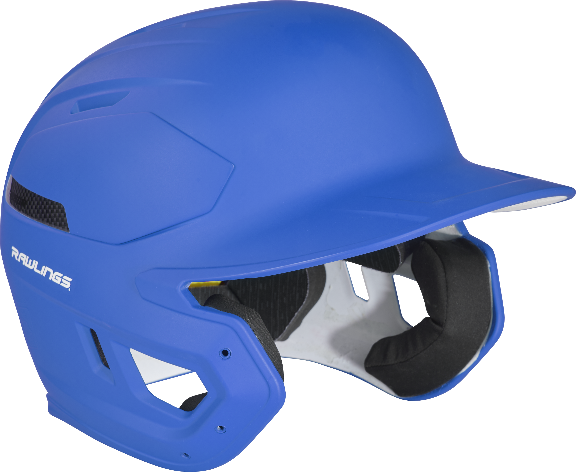 Rawlings Mach Carbon Adult 1-Tone Baseball Helmet - Small - Royal