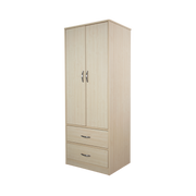 Two Door / Two Drawer Wardrobe, Light Oak, 1pc/cs